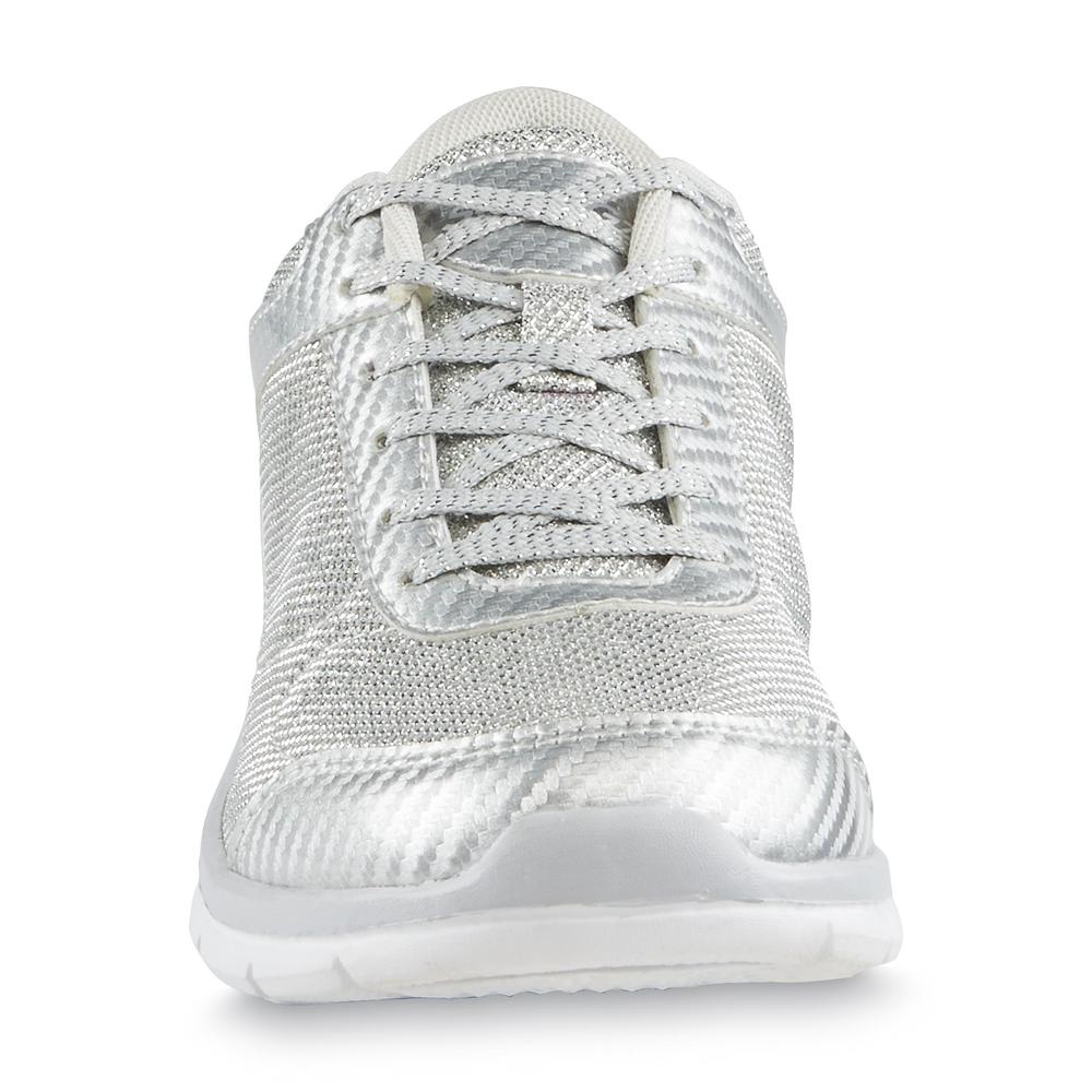 &nbsp; Women's Gem Silver Metallic Athletic Shoe