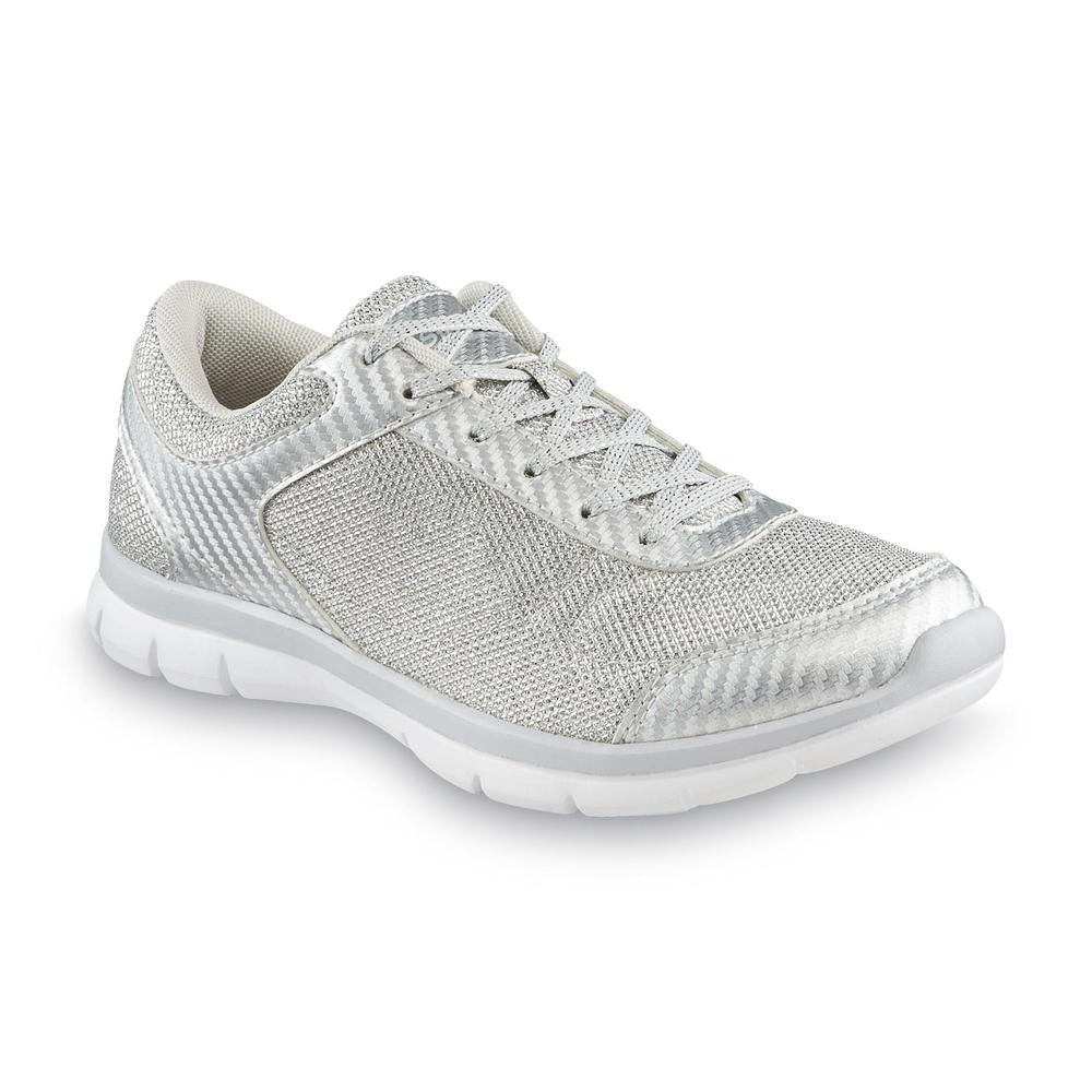 &nbsp; Women's Gem Silver Metallic Athletic Shoe