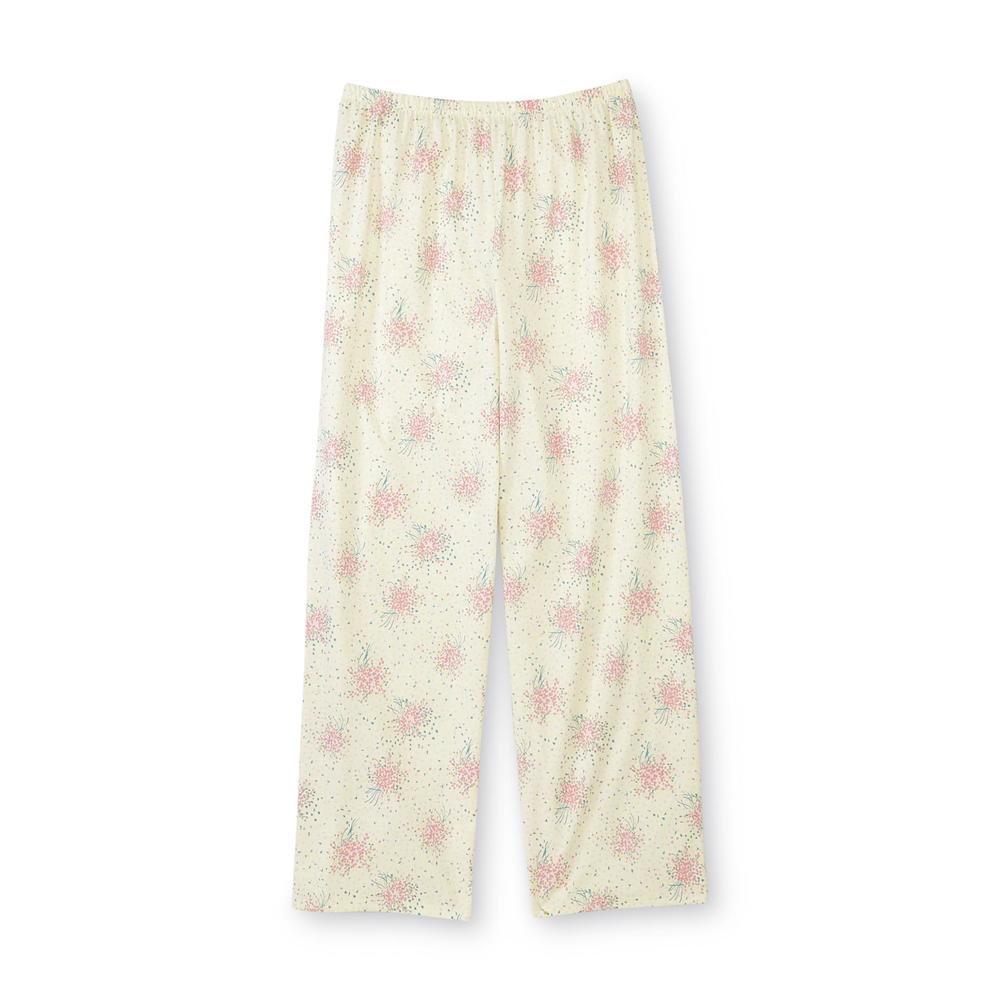 Laura Scott Women's Pajama Top & Pants - Floral Bouquets