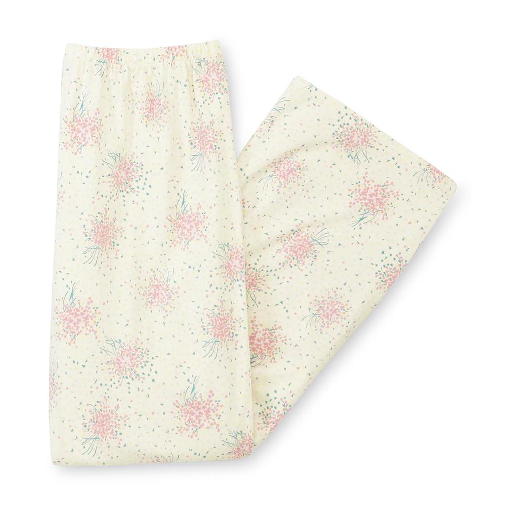 Laura Scott Women's Pajama Top & Pants - Floral Bouquets