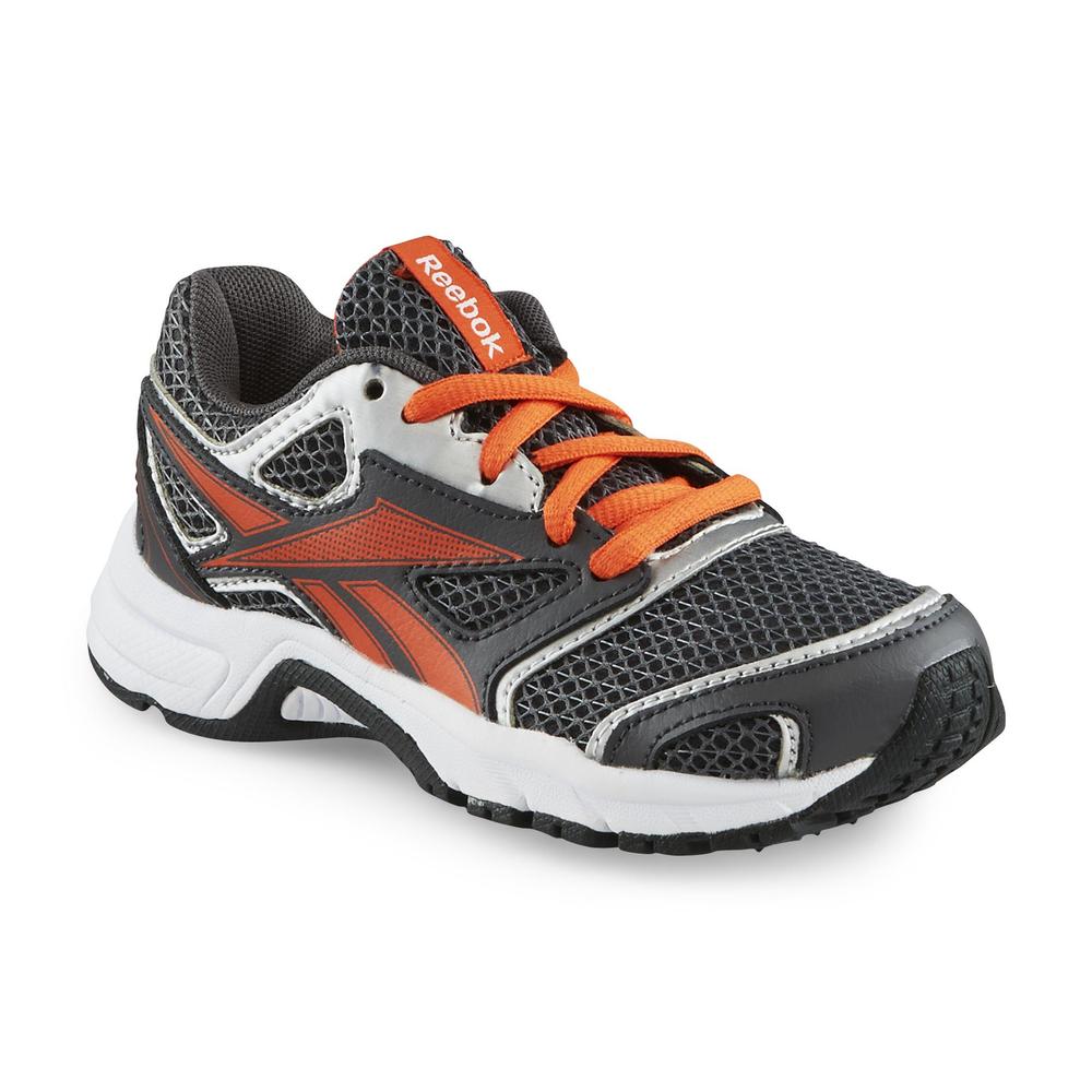 Reebok Boy's Southrange Run RS Gray/Orange/Silver Running Shoe