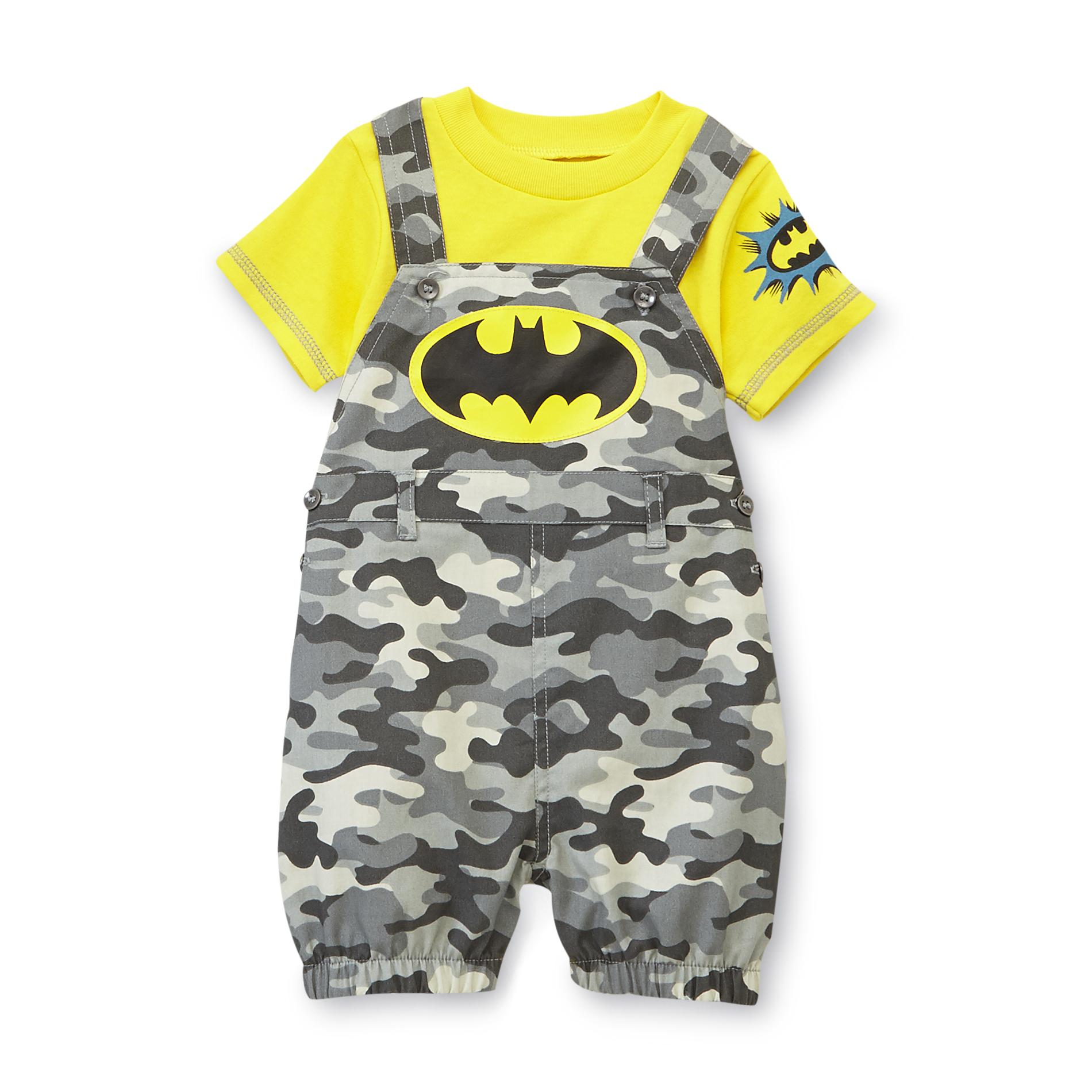DC Comics Batman Newborn Boy's Romper & Bodysuit - Camouflage