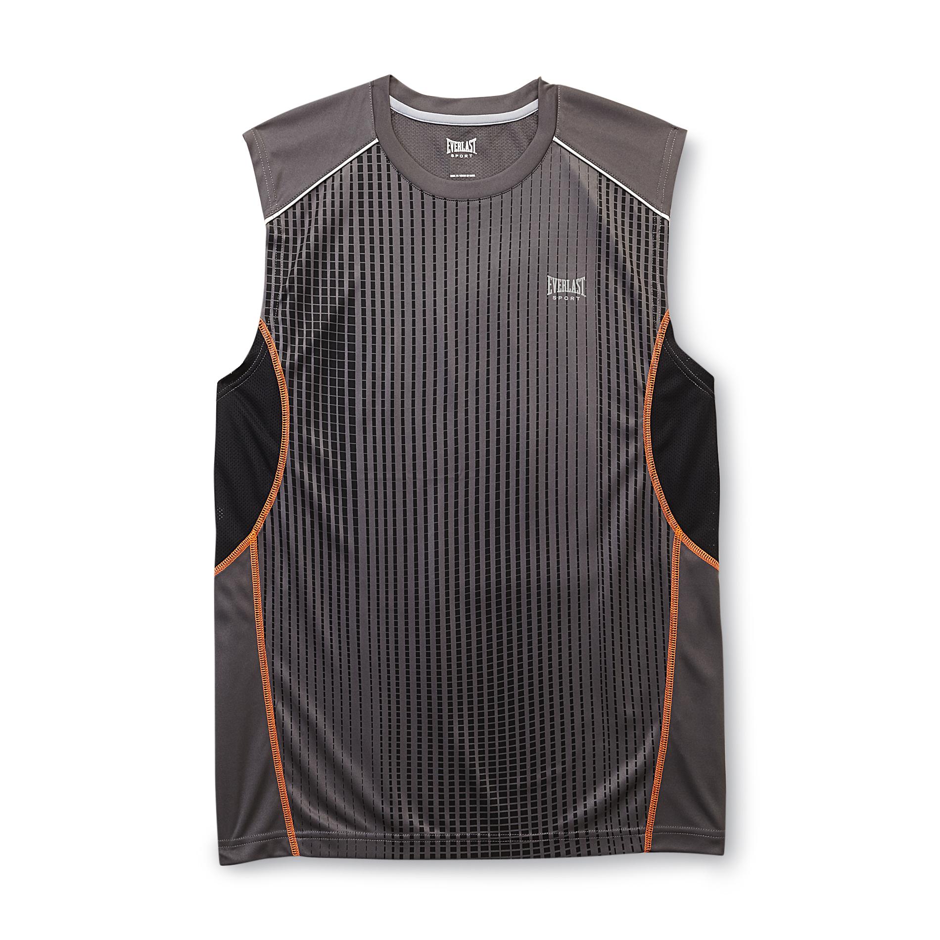 Everlast® Sport Men's Sleeveless Athletic Shirt Striped