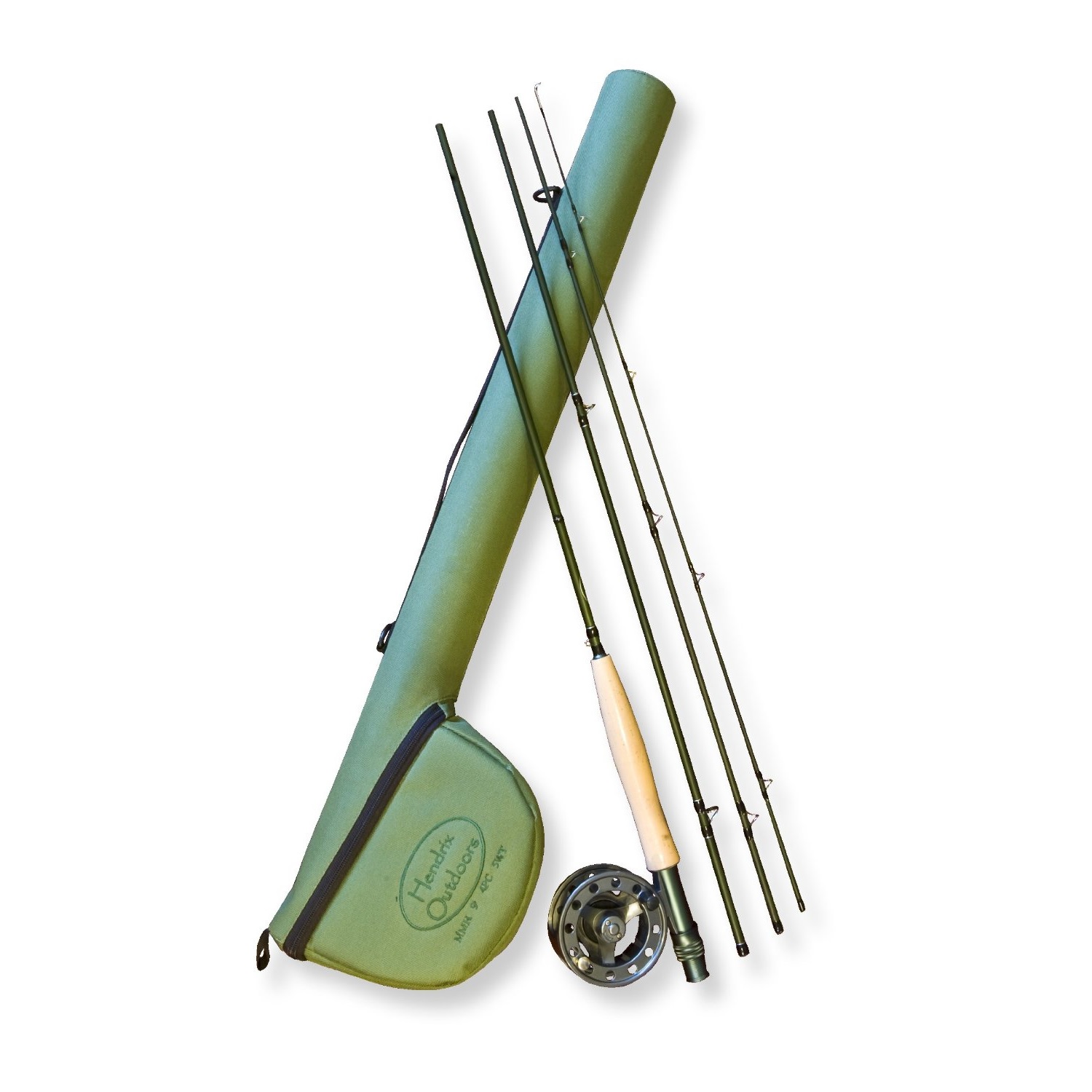 Adamsbuilt Combo 9FT 5WT Rod HO2 Reel w/ Case