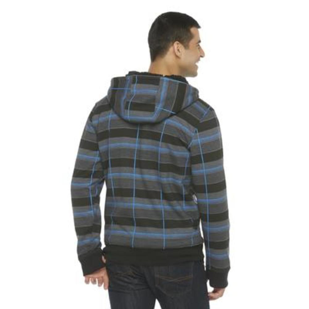 Route 66 Men's Big & Tall Hoodie Jacket - Striped
