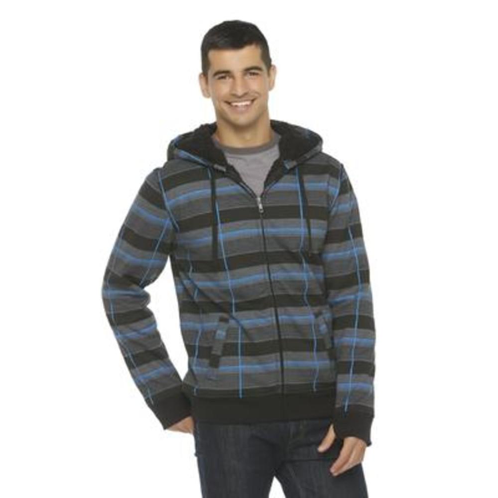 Route 66 Men's Big & Tall Hoodie Jacket - Striped