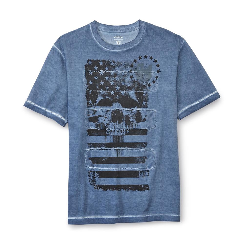 Route 66 Men's Graphic T-Shirt - American Flag