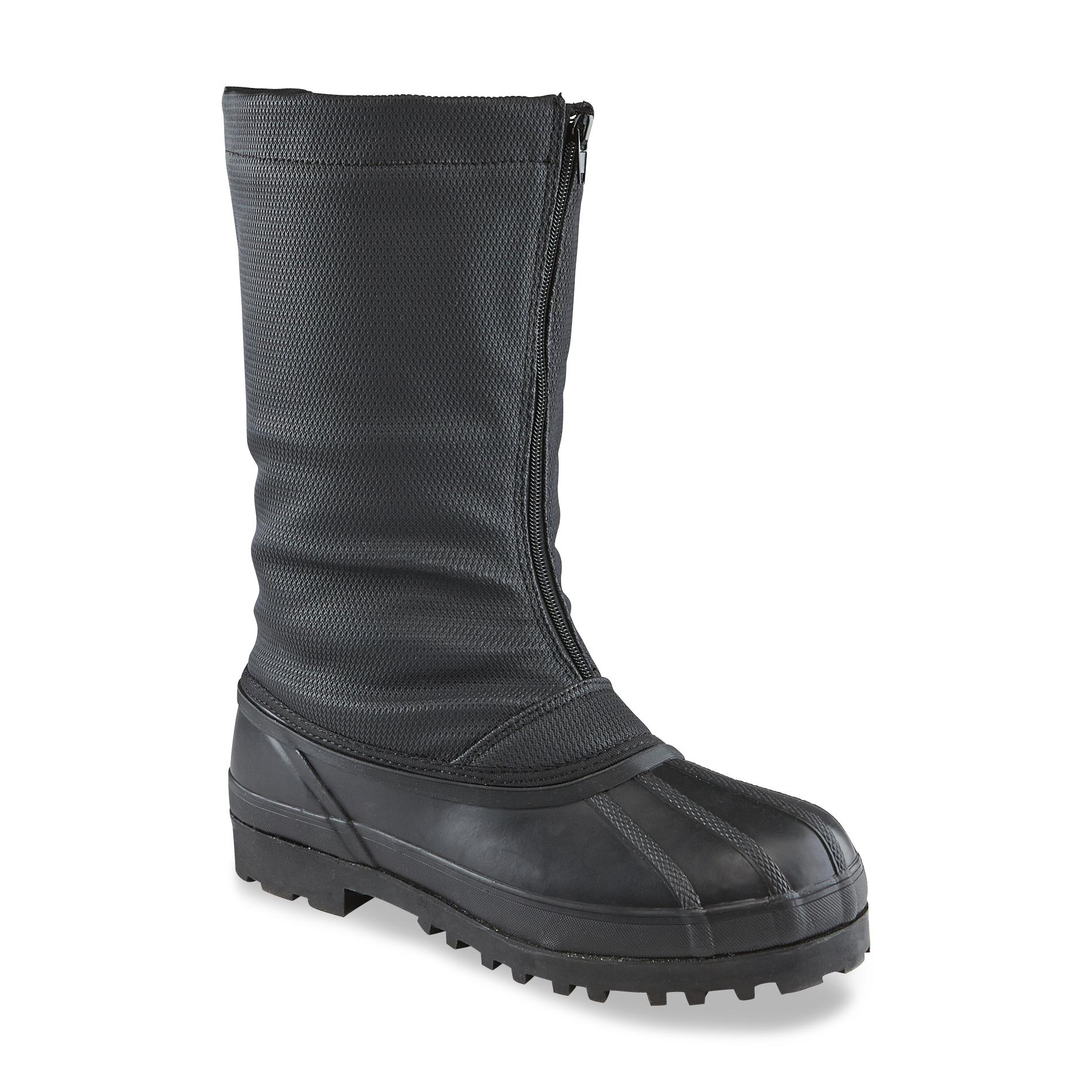 DieHard Men's Kryo Black Insulated Front-Zip Work Boot