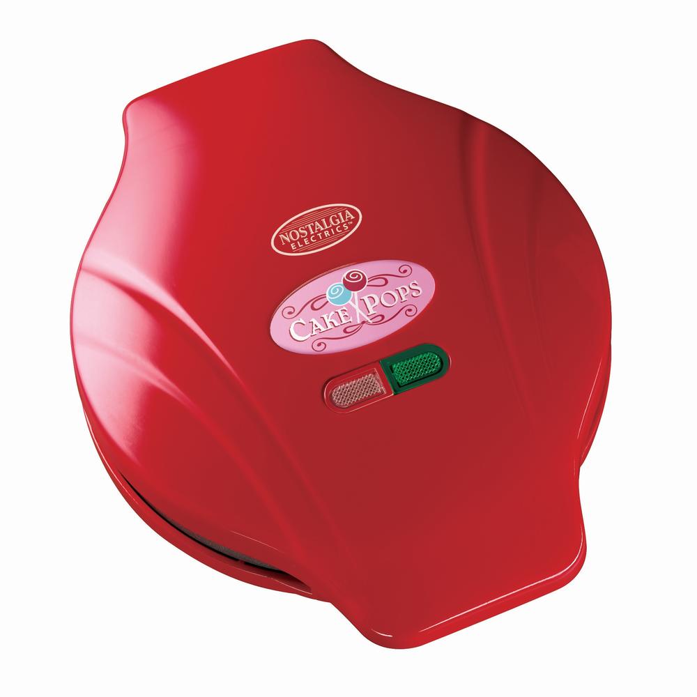 Nostalgia Electrics CPB120RED Cake Pop Maker & 25 Bamboo Sticks