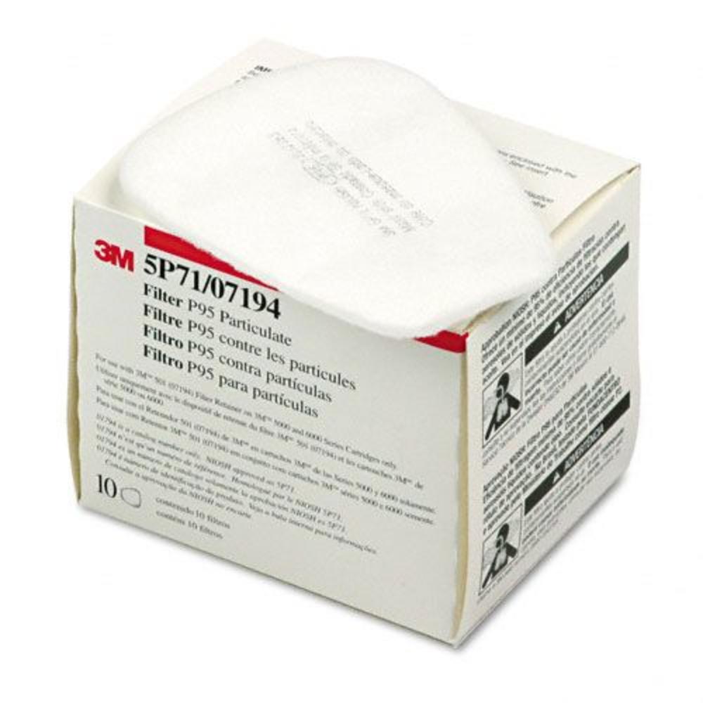 3M Particulate Respirator Filter 5P71, P95, 10/Box