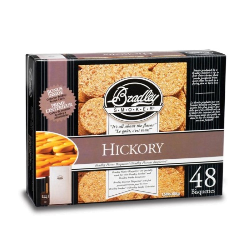 BRADLEY TECHNOLOGIES Hickory Bisquettes 48 Pack