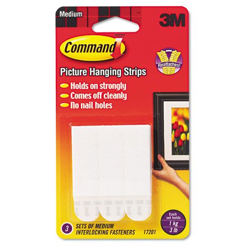 3M MMM17201OF Command™ Adhesive Interlocking Fasteners