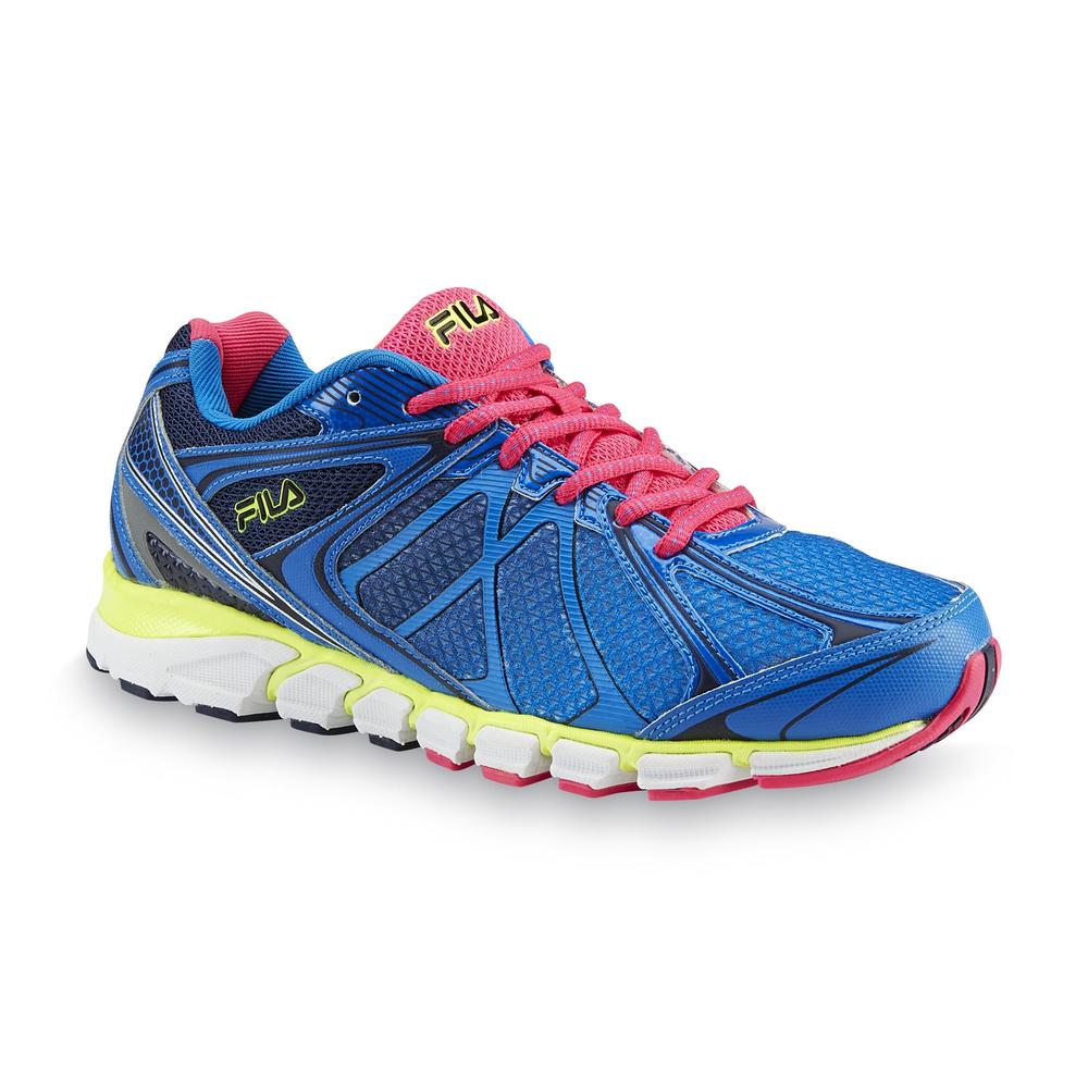 Fila Women's Hypnotizer 2 Energized Neon Blue/Pink/Yellow Running Shoe