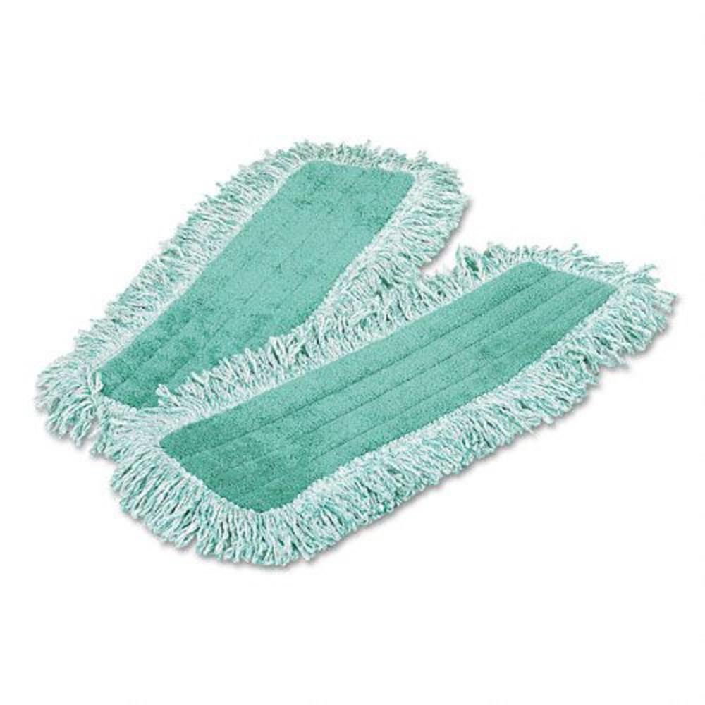 Rubbermaid RCPQ418GN Dust Pad with Fringe, Microfiber, 18" Long, Green
