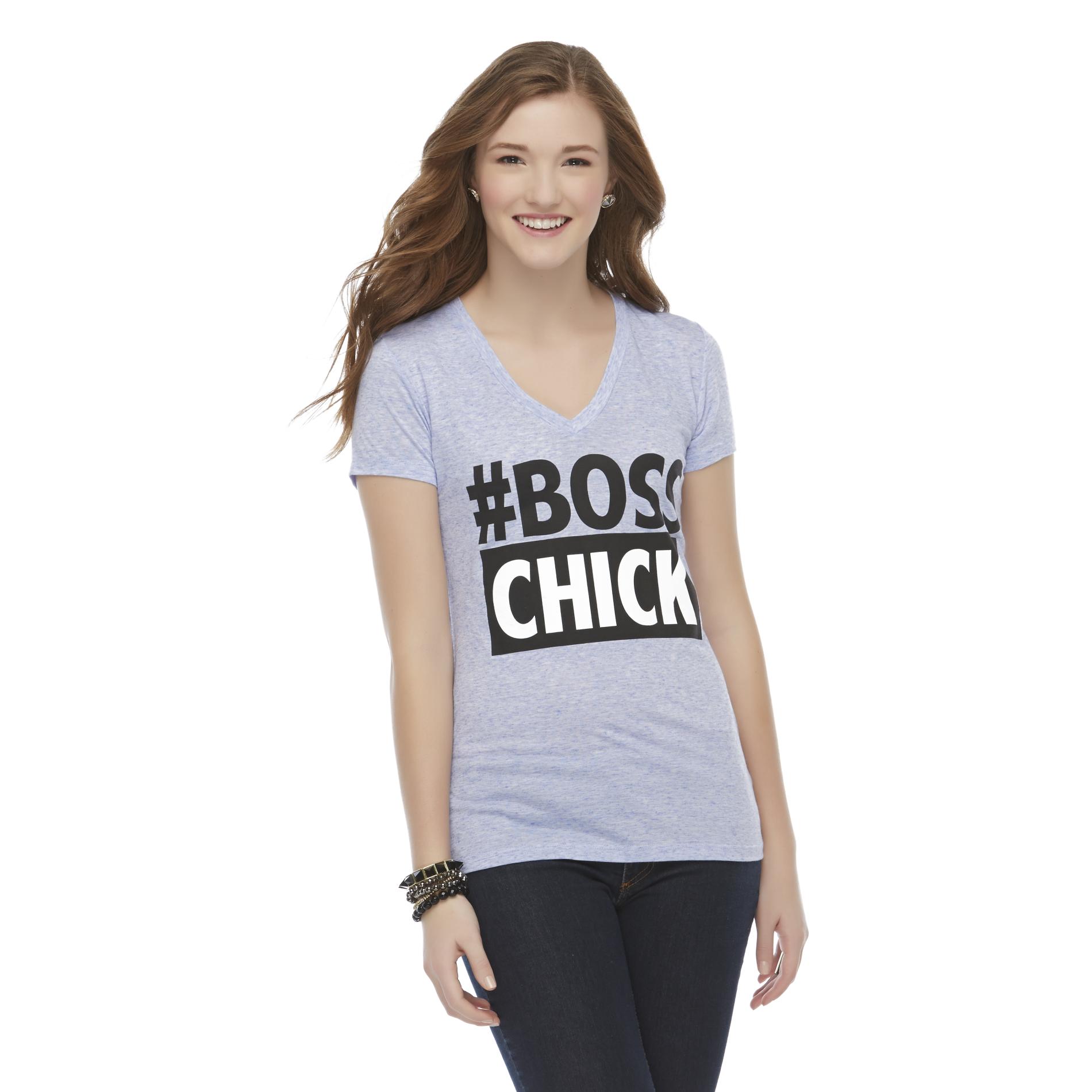 Junior's Graphic T-Shirt - #Boss Chick