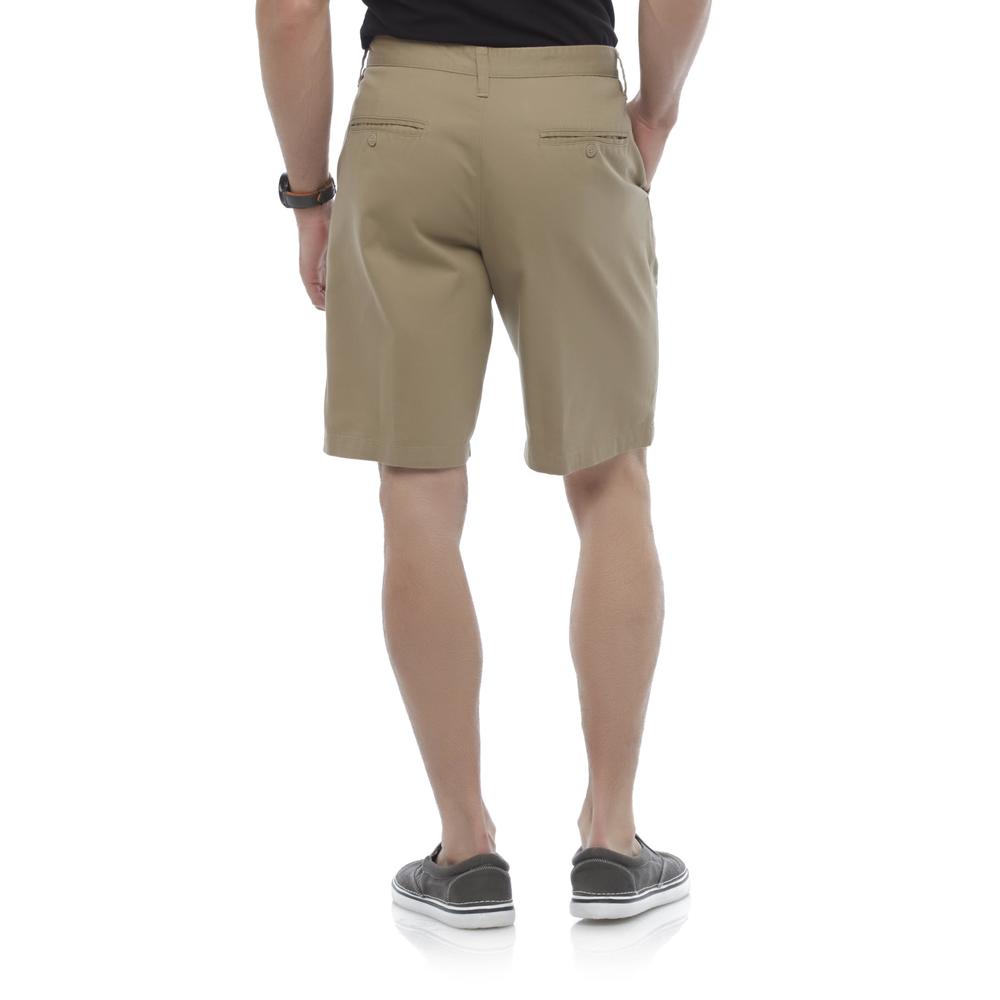 Basic Editions Men's Flat Front Walking Shorts