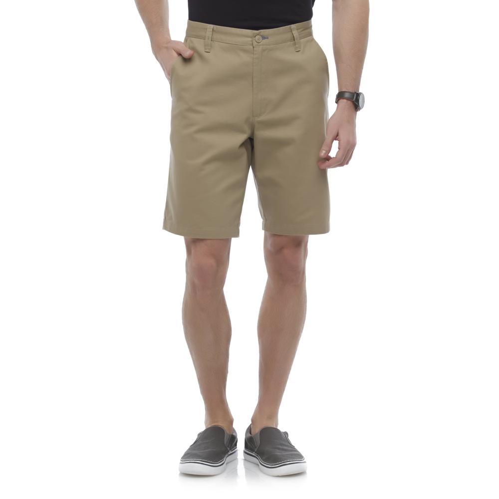 Basic Editions Men's Flat Front Walking Shorts
