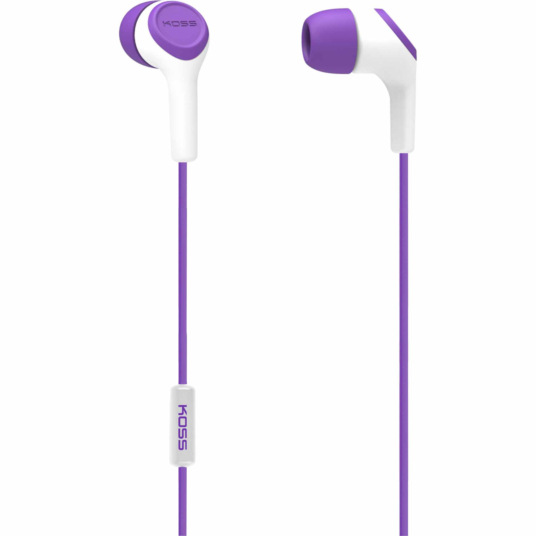 Koss 187246 KEB15iP Noise-Isolating In-Ear Headphones - Purple