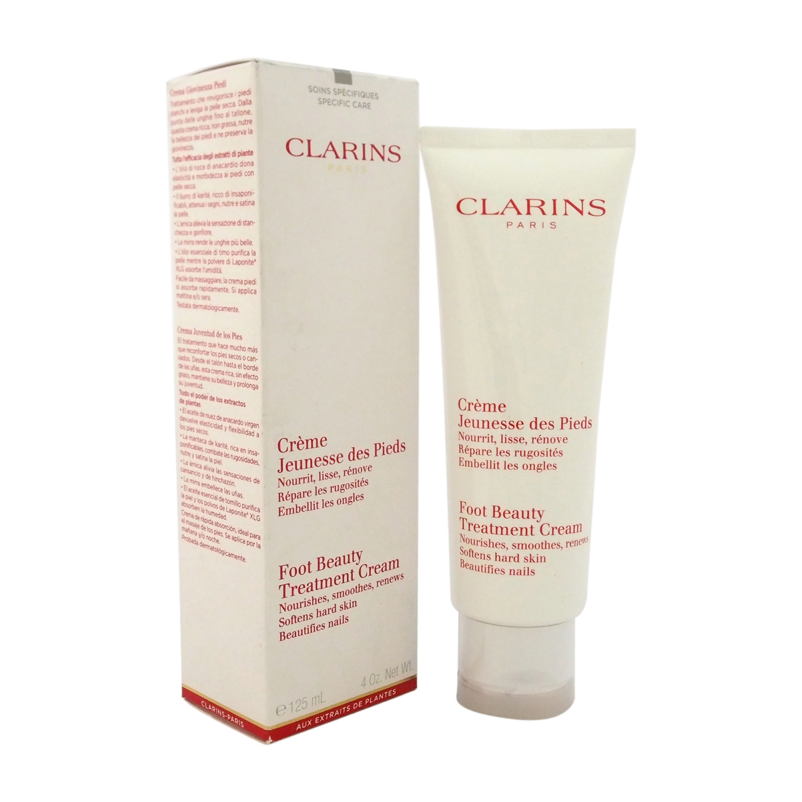 Clarins Foot Beauty Treatment Cream by  for Unisex - 4 oz Cream