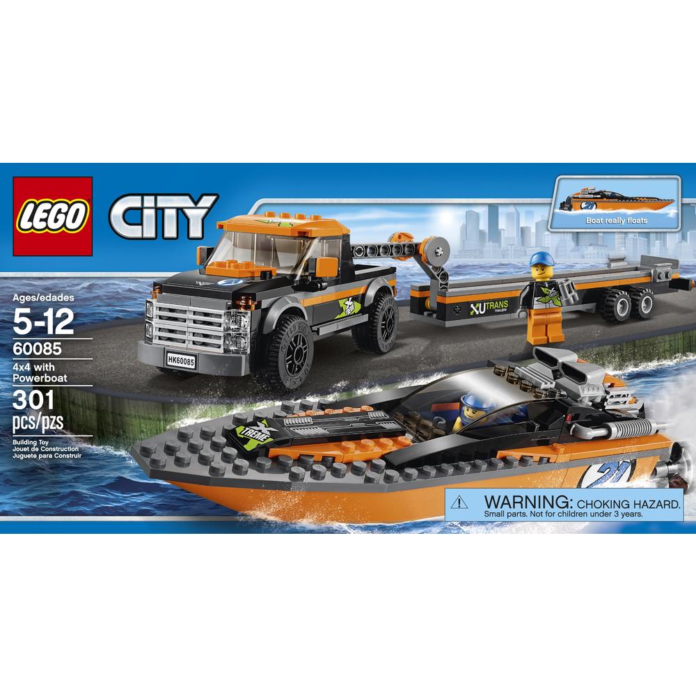 LEGO City 4x4 with Powerboat #60085