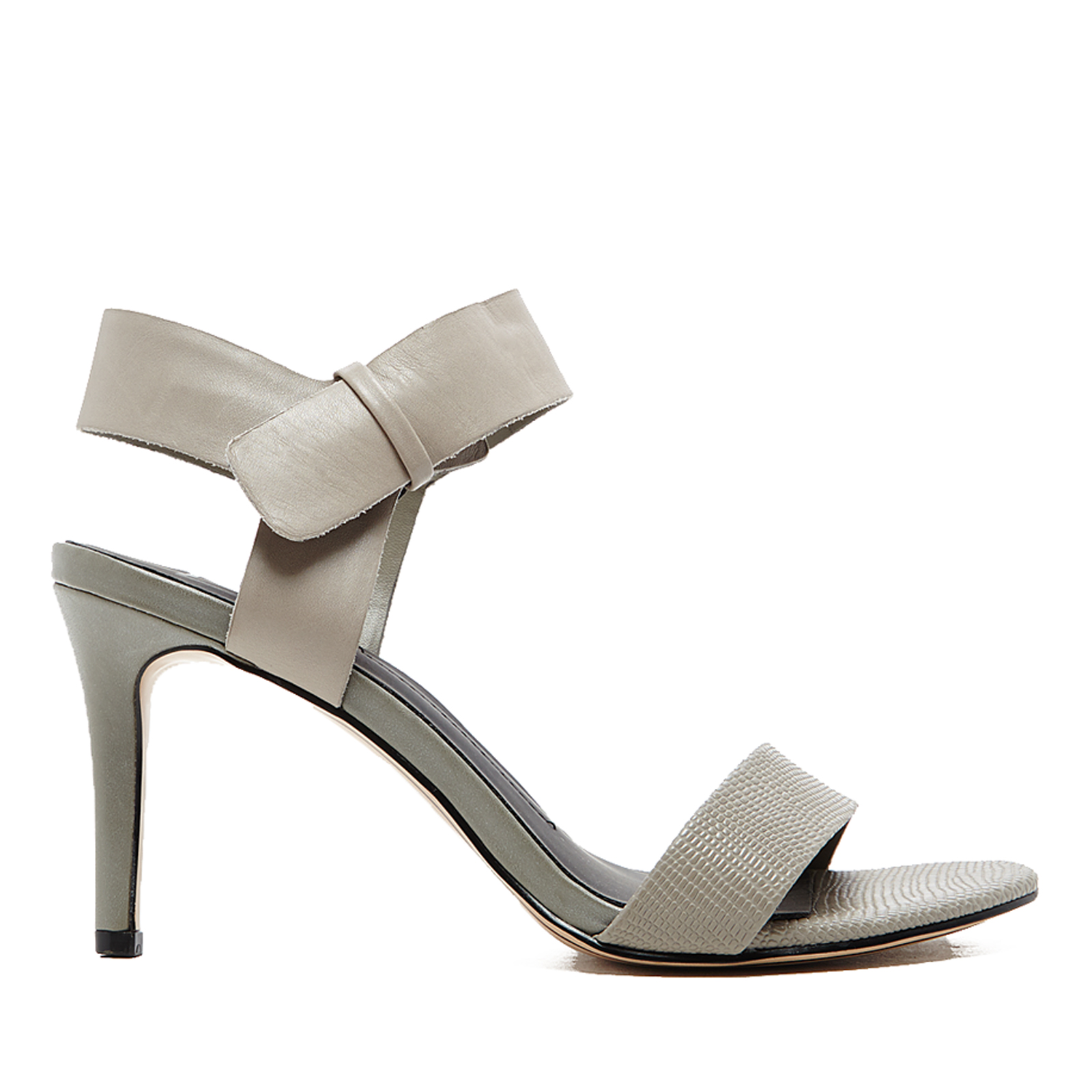 DV by Dolce Vita Women's Breelyn Light Grey Open-Toe Stiletto Sandal