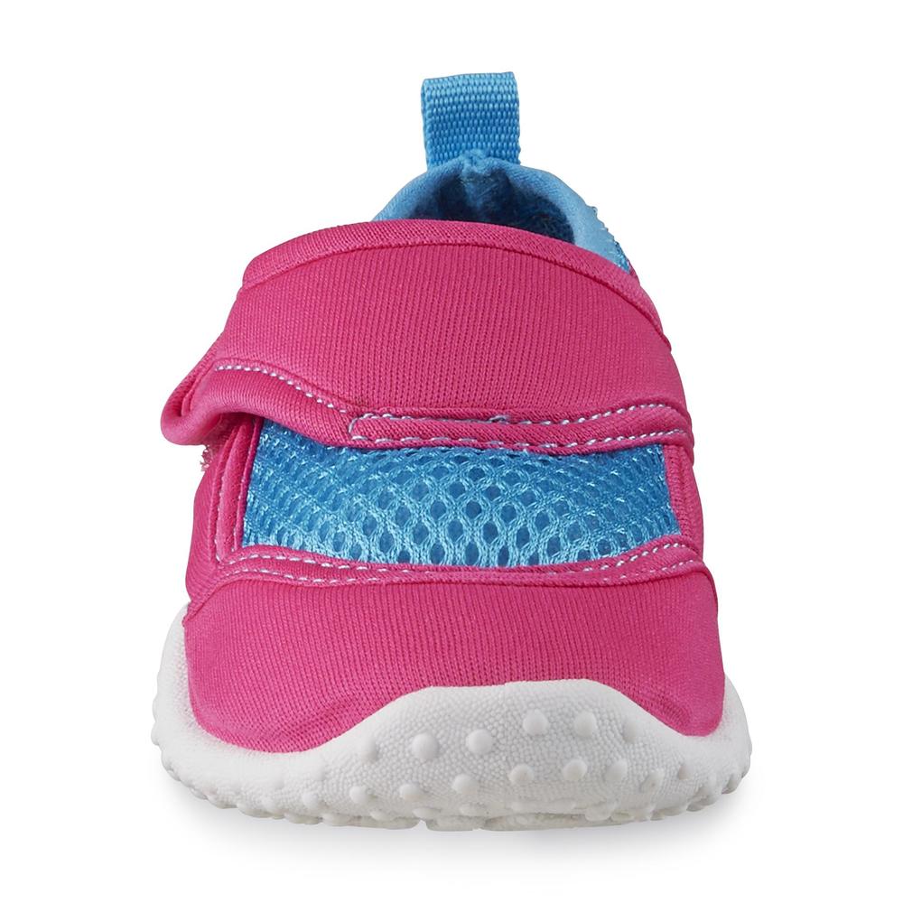 Athletech Toddler Girl's Swimmer Pink/Aqua Water Shoe