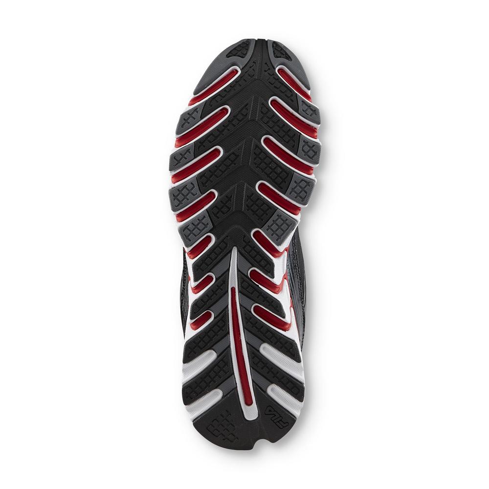Fila Men's Mechanic 2 Energized Gray/Black/Red Running Shoe
