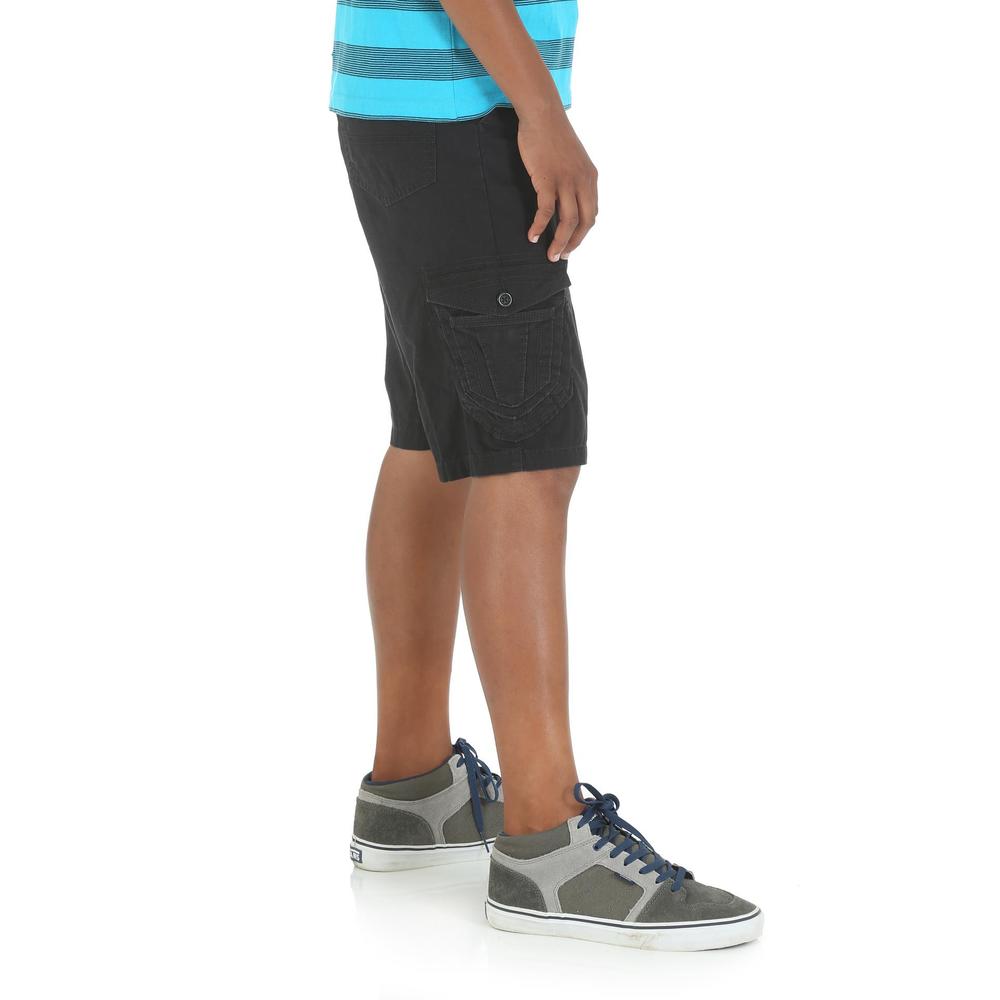 Wrangler Boy's Husky Miami Twill Cargo Shorts