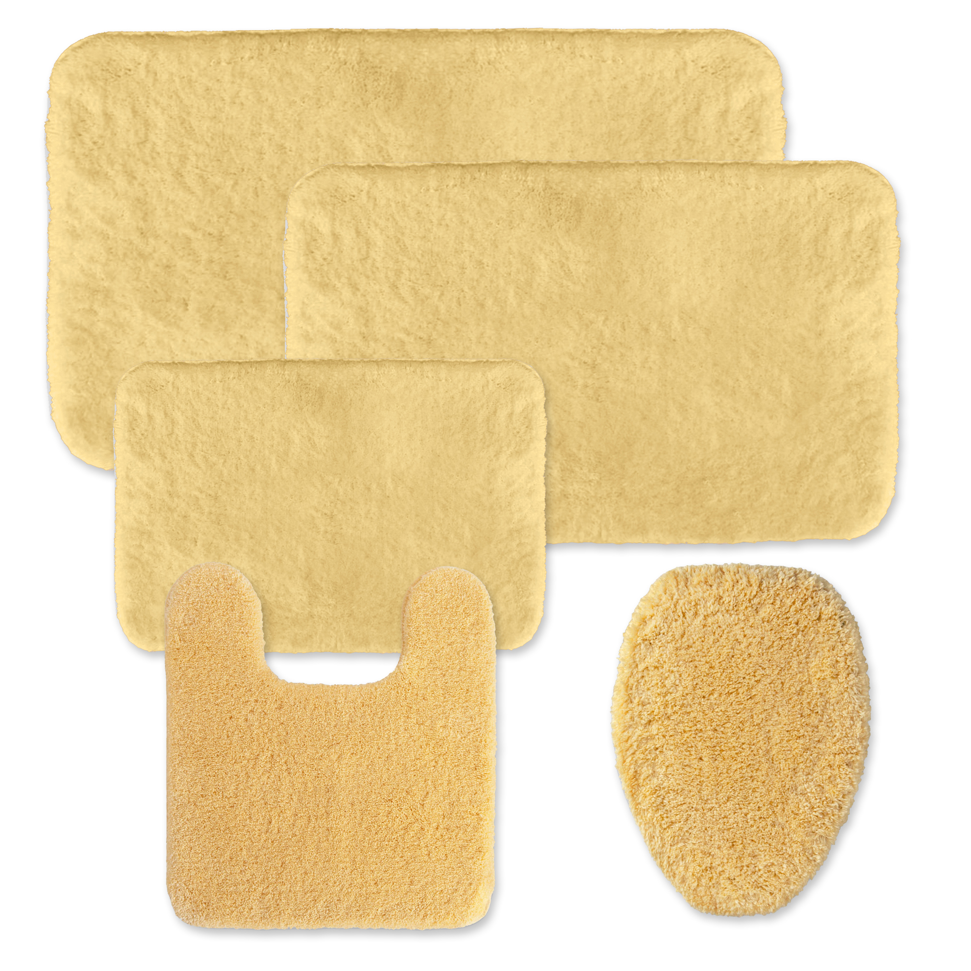 Yellow Bath Rugs Mats Kmart