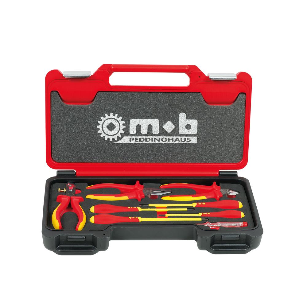 MOB Peddinghaus 8-Piece Fusion Box Insulated Plyer & Screwdriver Tools