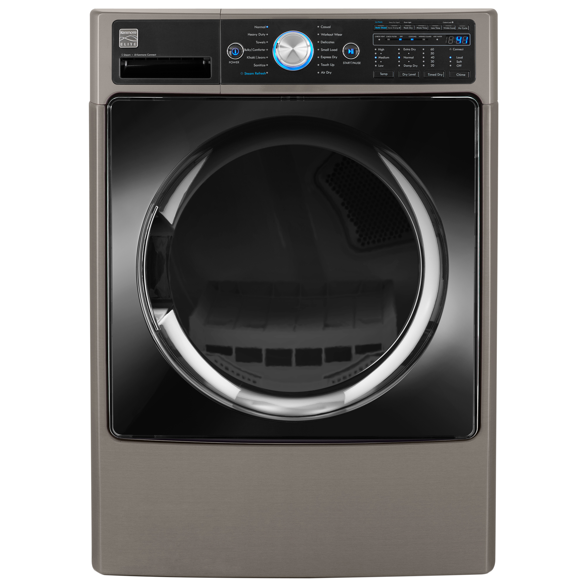  Kenmore Elite 91583 Kenmore 7.4 cu. ft. Gas Dryer - Metallic Shop 