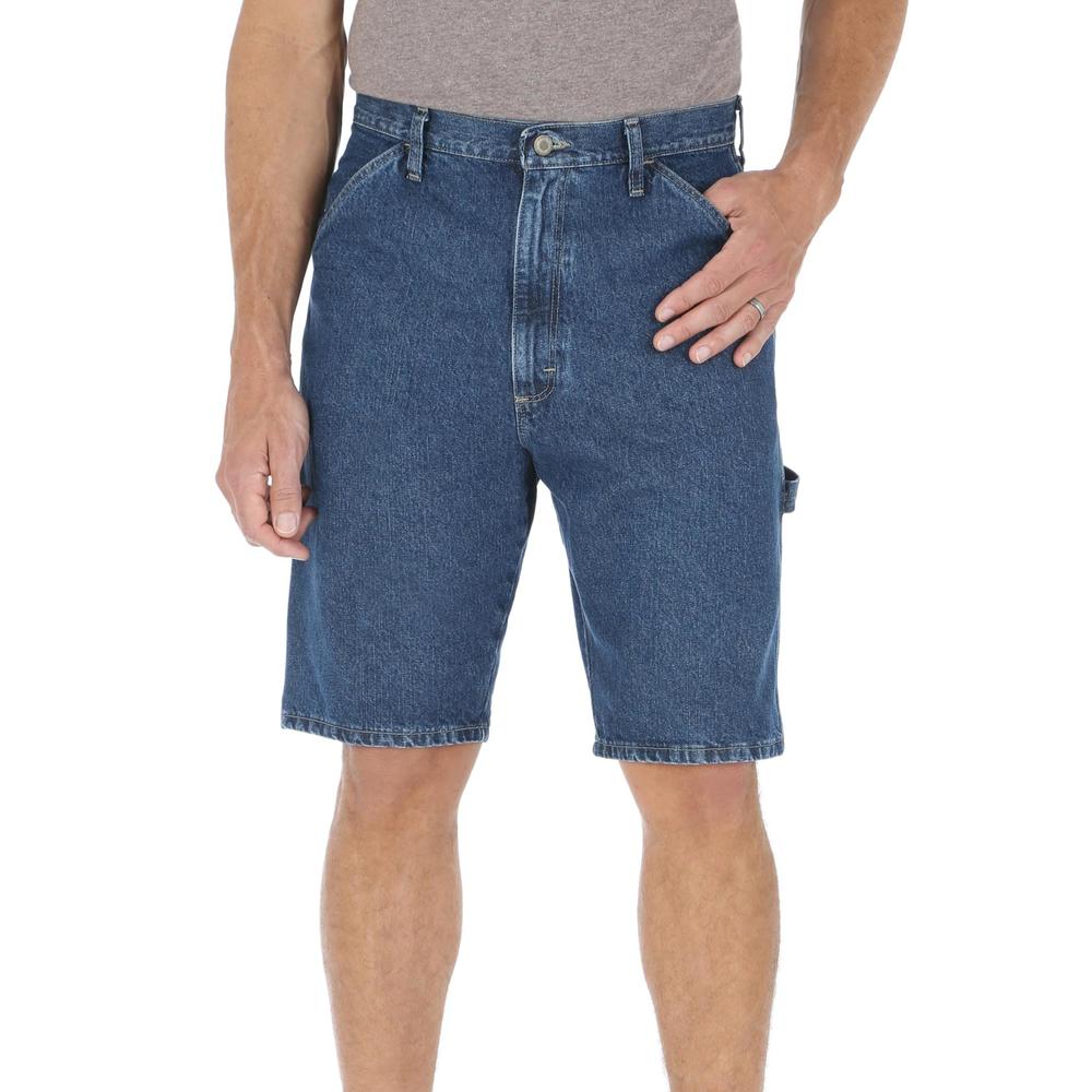 Wrangler Men's Big & Tall Denim Carpenter Shorts