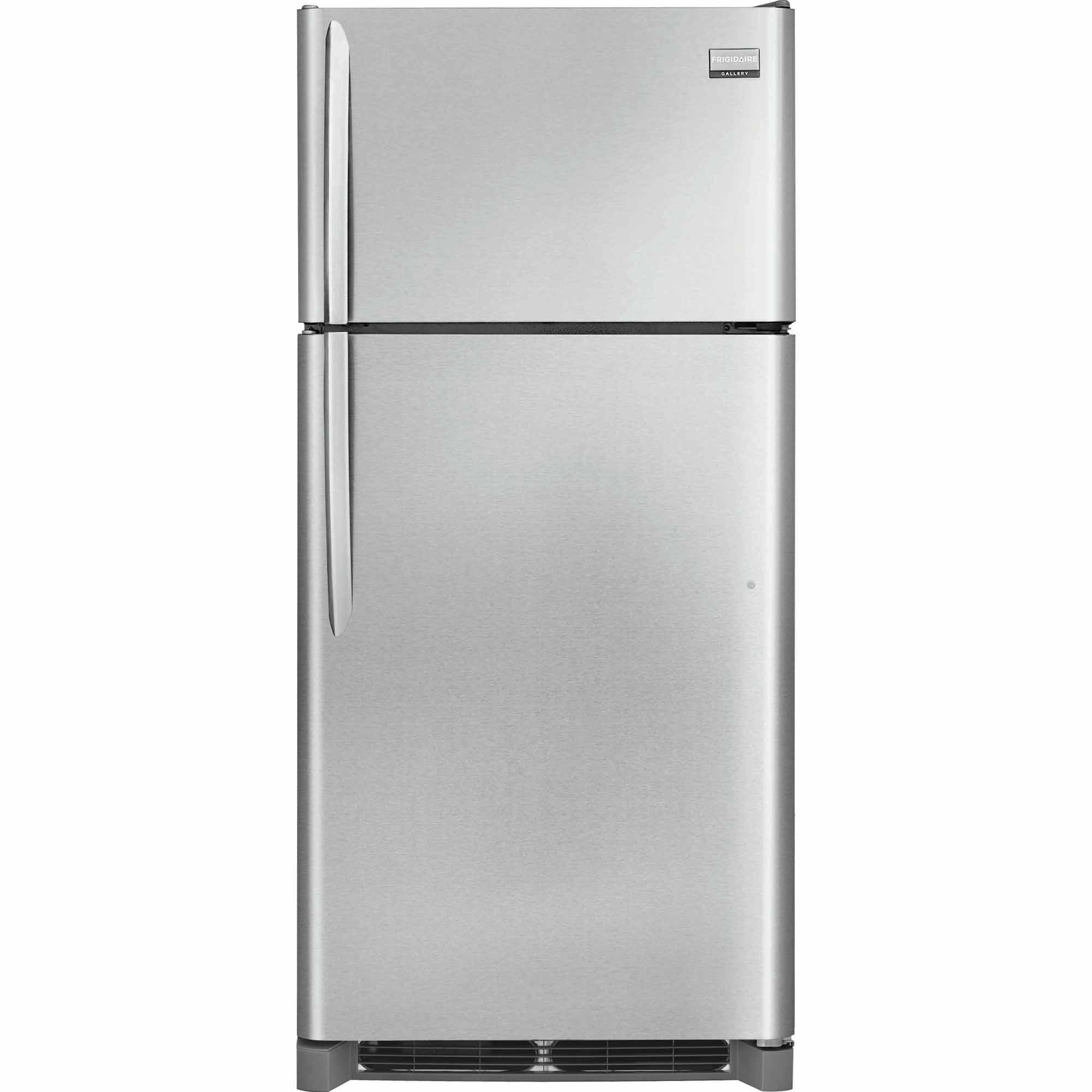 Frigidaire Gallery FGTR1845QF 18 cu. ft. Top Freezer Refrigerator Frigidaire Refrigerator Stainless Steel Top Freezer