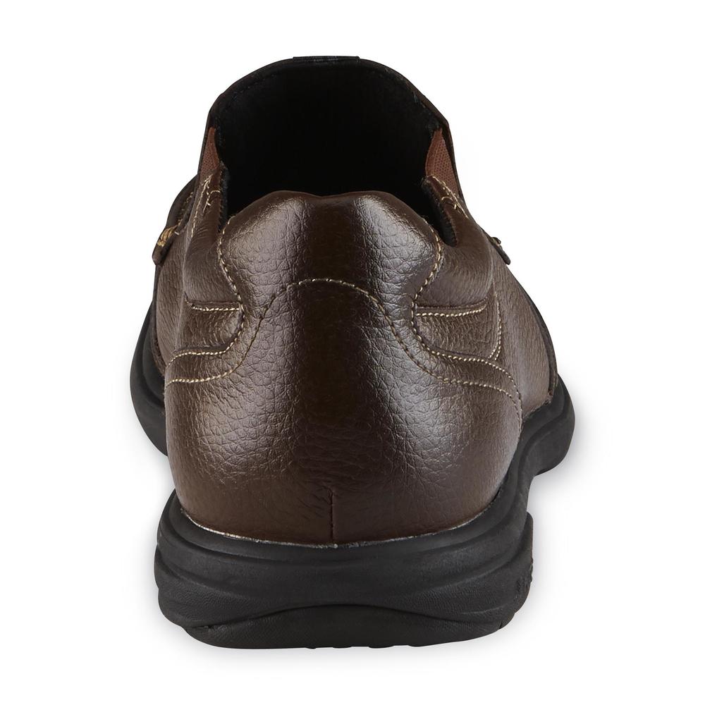 Nunn Bush Men's Carter Leather Comfort Loafer Brown - Wide Width Available