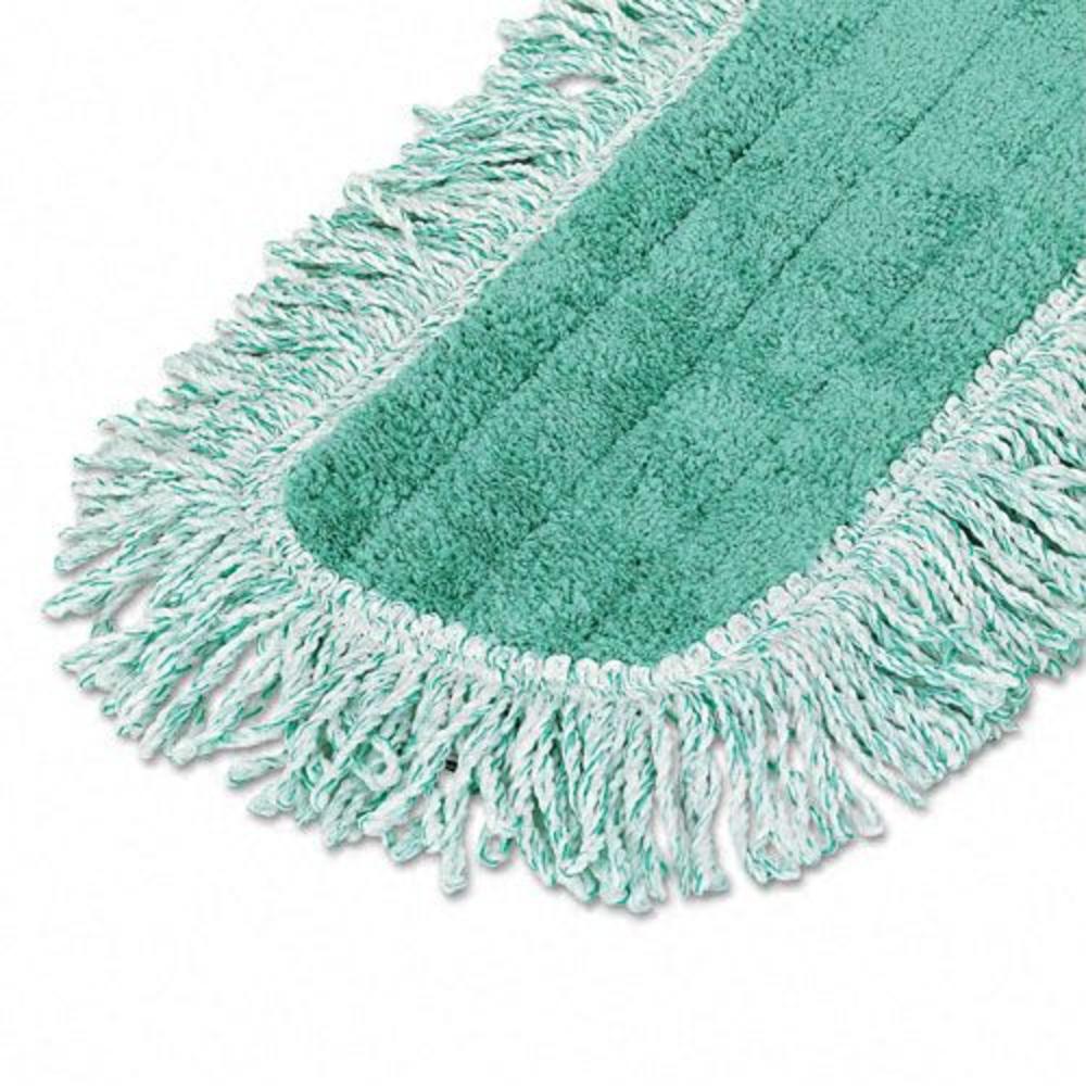 Rubbermaid RCPQ418GN Dust Pad with Fringe, Microfiber, 18" Long, Green