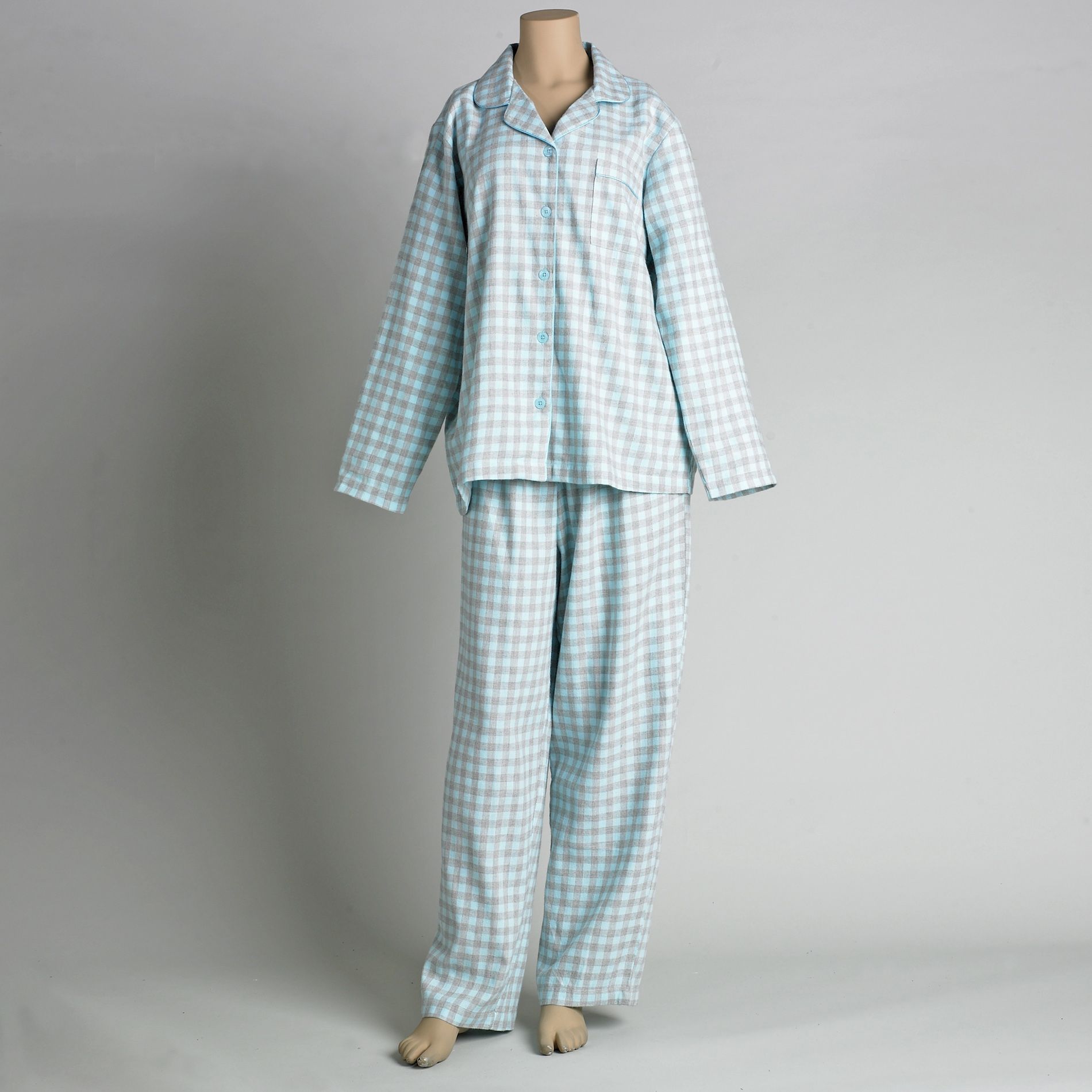 Joe Boxer Flannel Plaid Pajama Set - Plus