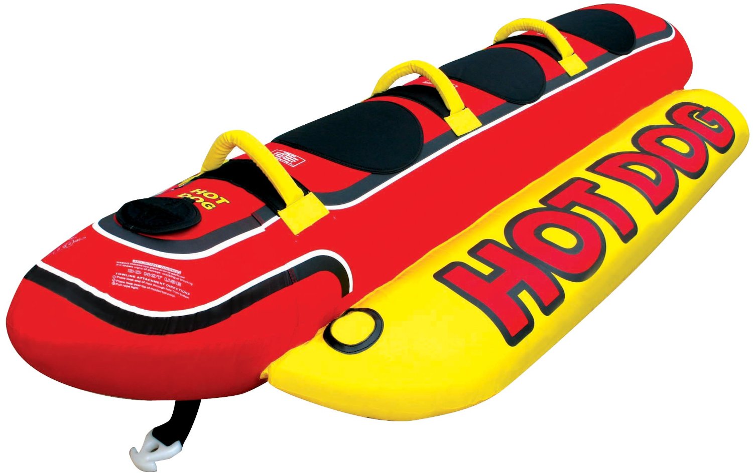 Kwik Tek Hot Dog 3 Person Ride On Towable HD-3