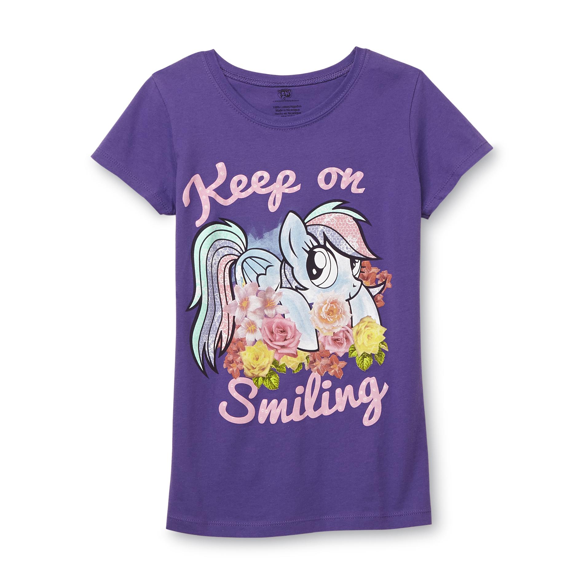 My Little Pony Girl's Graphic T-Shirt - Rainbow Dash