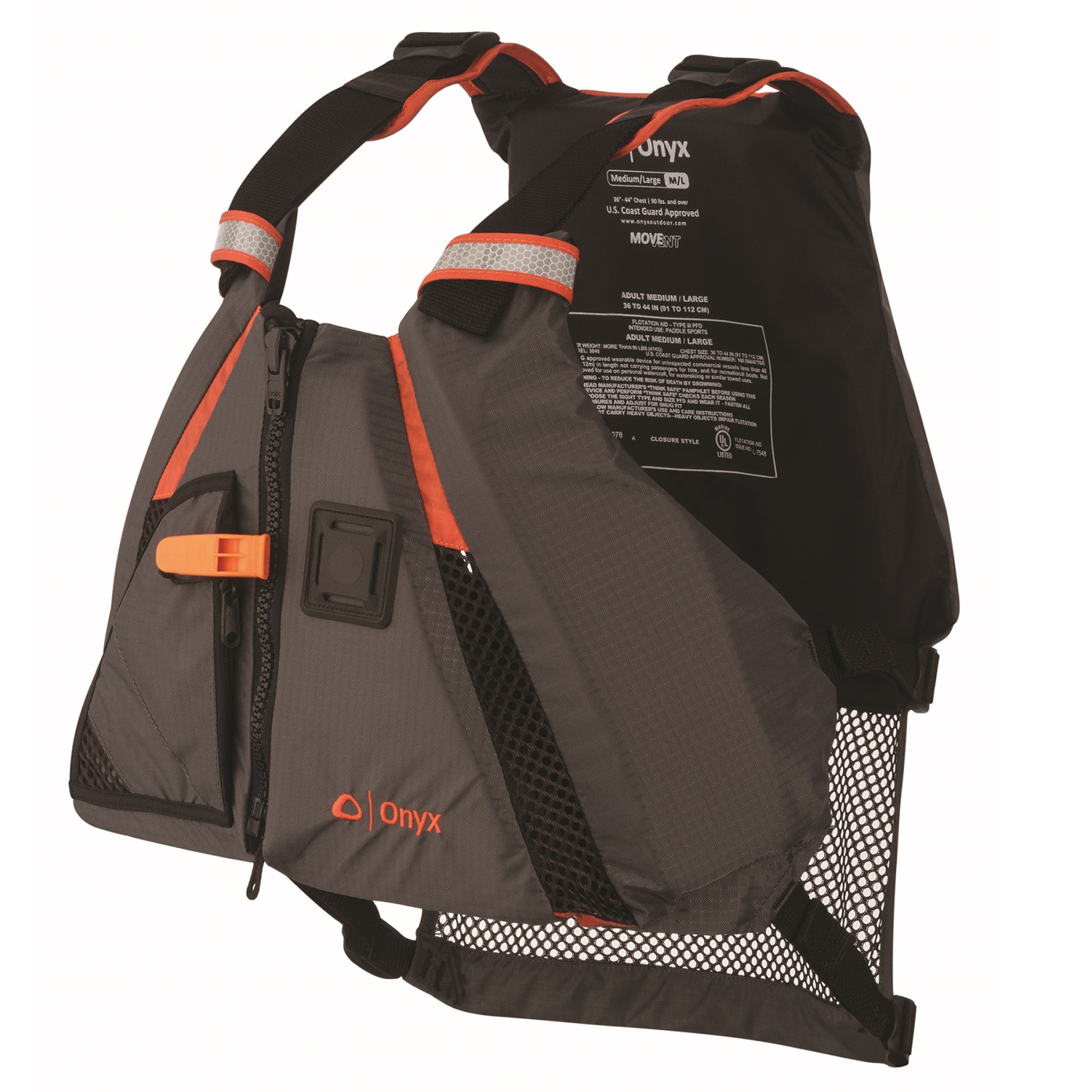 Onyx Outdoor Movevent Dynamic Vest-Orange-XS/SM, Size: Small, Black Onyx Outdoor Movevent Dynamic Vest-Orange-XS/SM, Size: Small, Black