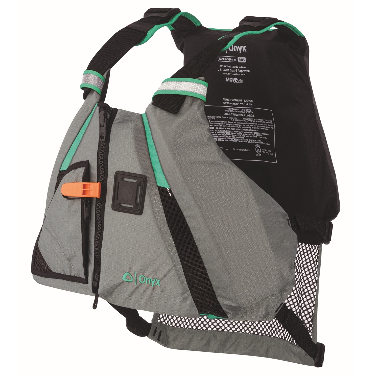 Onyx Outdoor Movevent Dynamic Vest-Aqua-XS/SM, Size: Small, Blue Onyx Outdoor Movevent Dynamic Vest-Aqua-XS/SM, Size: Small, Blue