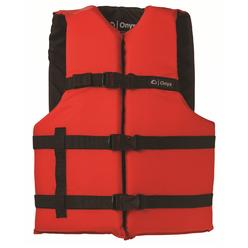 Onyx Outdoor Absolute Coatings Onyx Adult General Purpose Life Jacket, Red