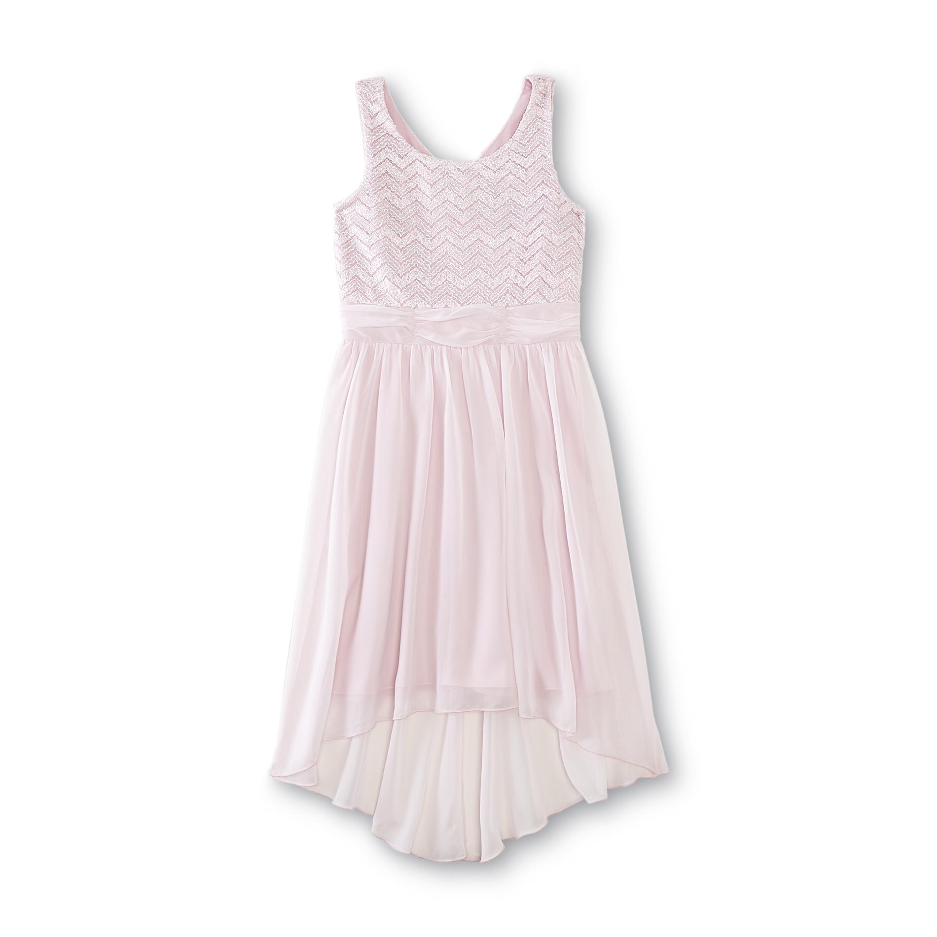 Speechless Girl's Sleeveless Party Dress Glitter Lace