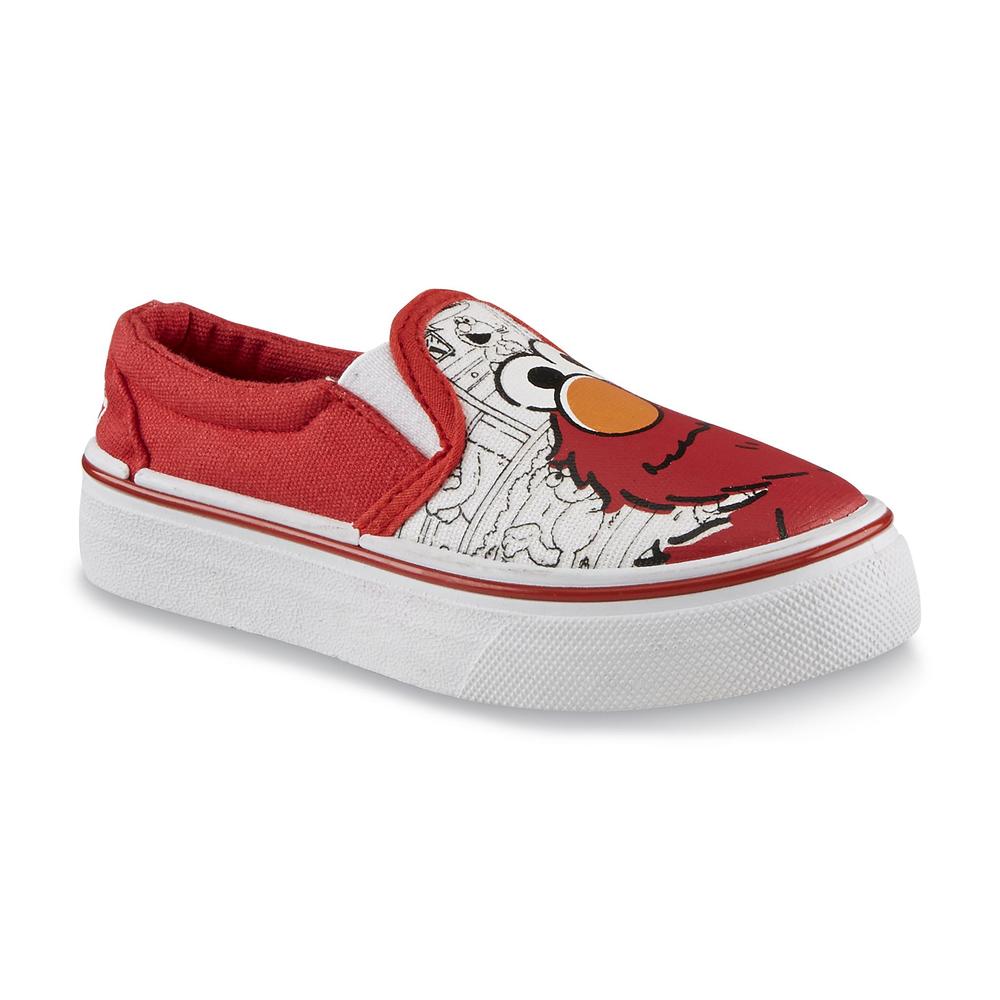 Sesame Street Toddler Boy's Elmo Red Slip-On Shoe