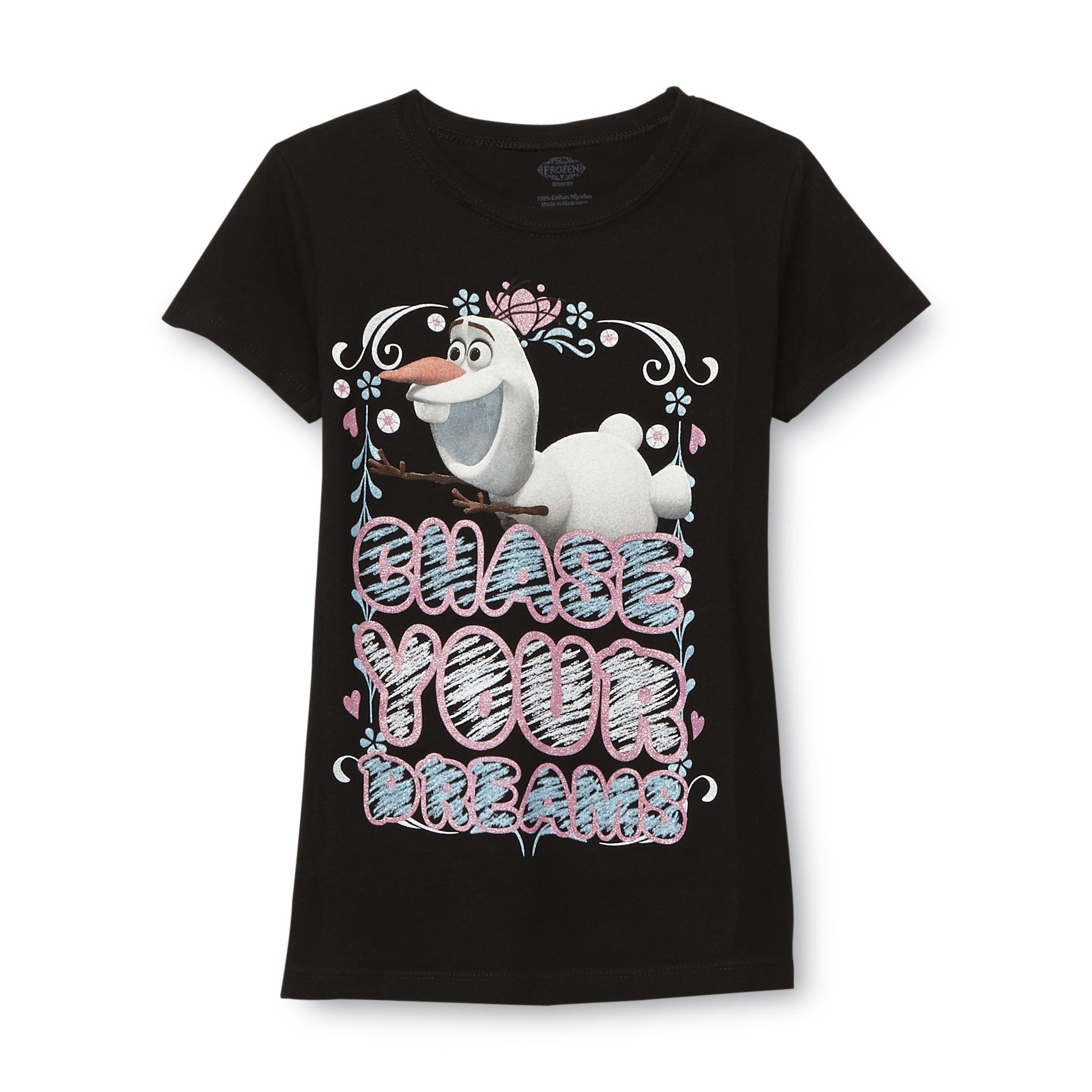 Disney Frozen Girl's Graphic T-Shirt - Olaf