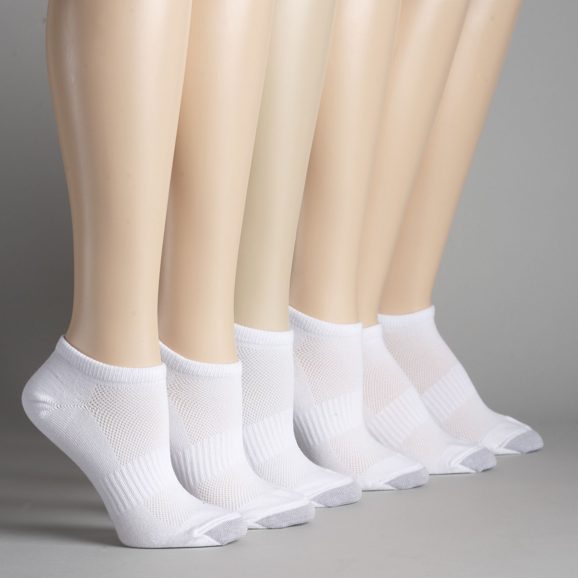 Silvertoe 6 Pair Footie Sock