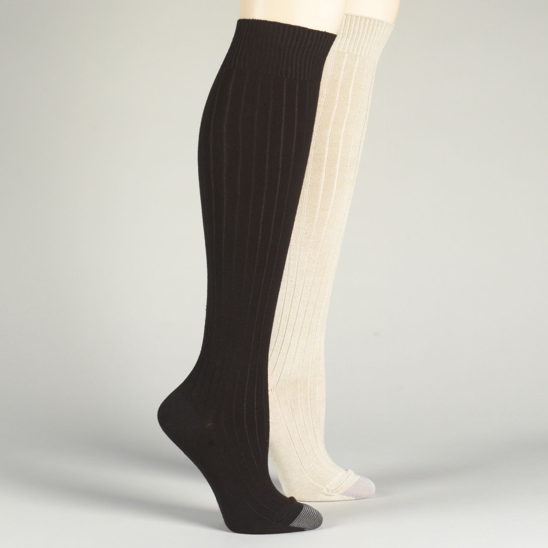 Silvertoe 2-Pack Knee-High Socks
