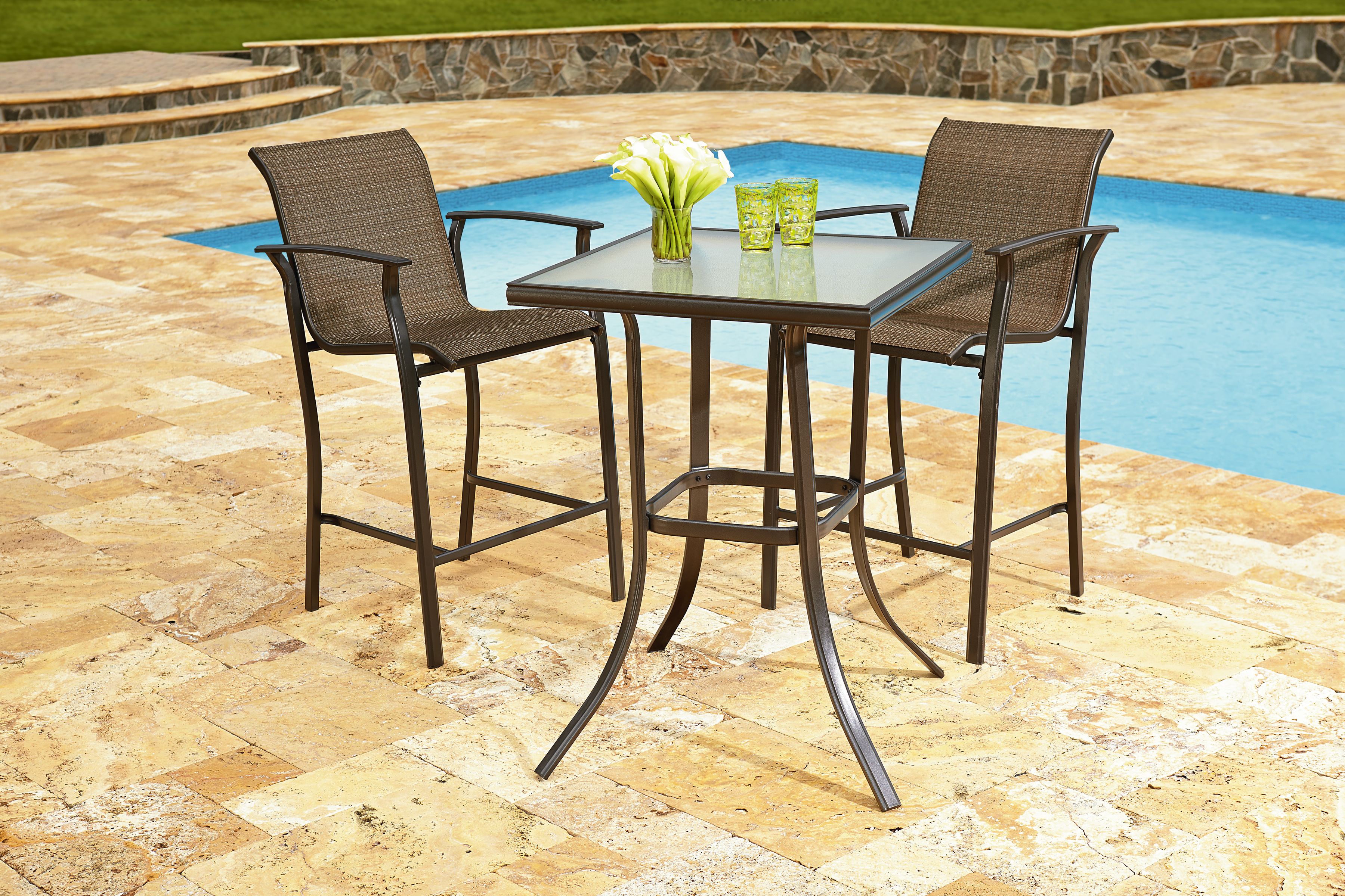 Garden Oasis Ss I 139nb 3 Harrison 3 Pc High Sling Bistro Set Limited Availability American Freight Sears Outlet