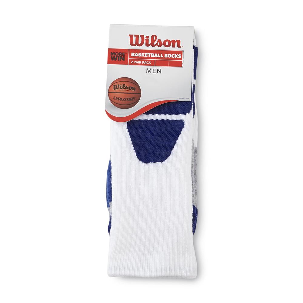 Wilson Men's 2-Pairs Basketball Socks