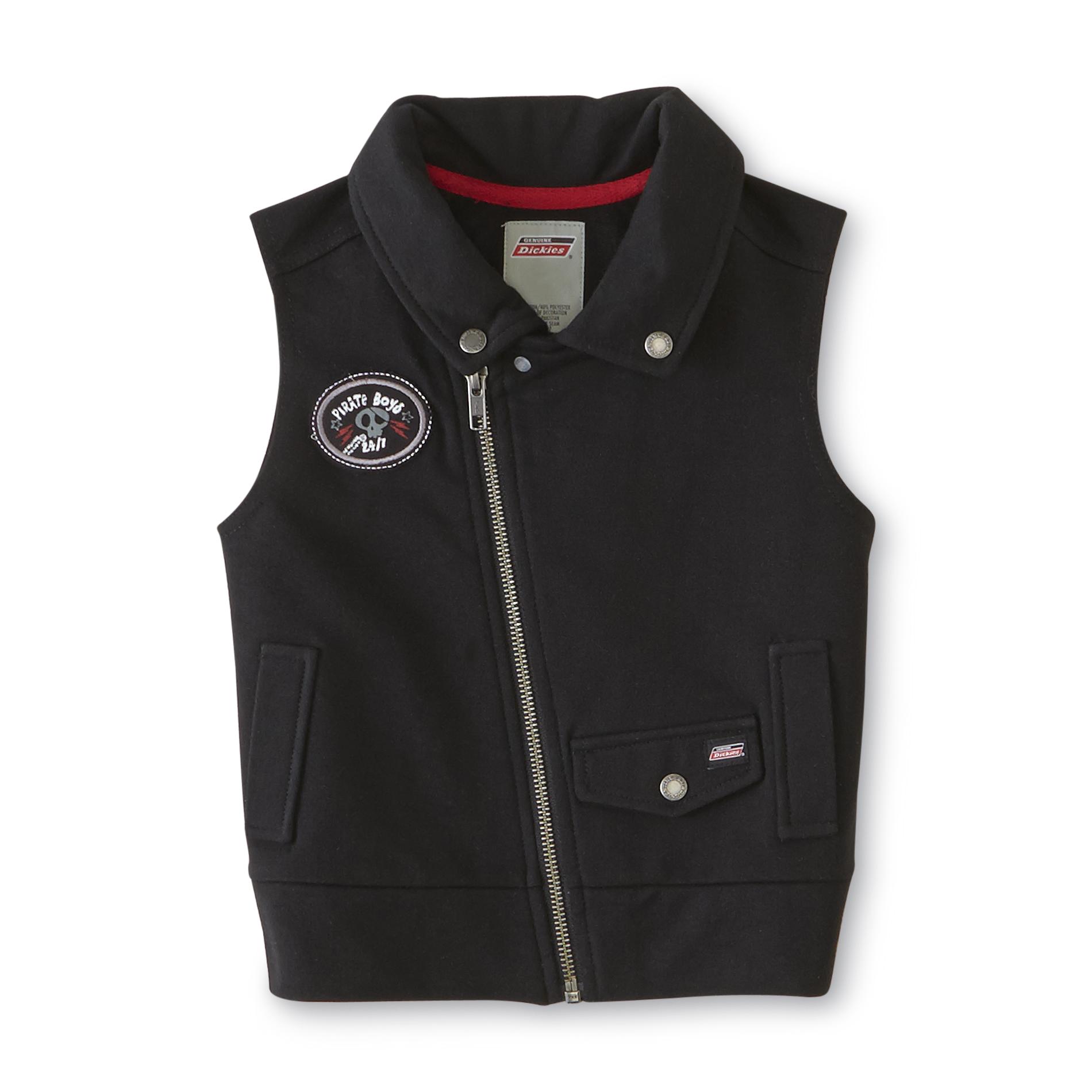 Dickies Toddler Boy's French Terry Knit Moto Vest - Pirate Boys