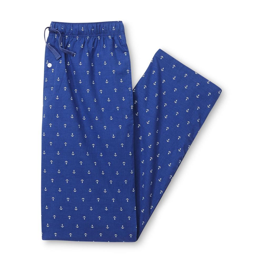 Basic Editions Men's Big & Tall Pajama Pants - Anchor